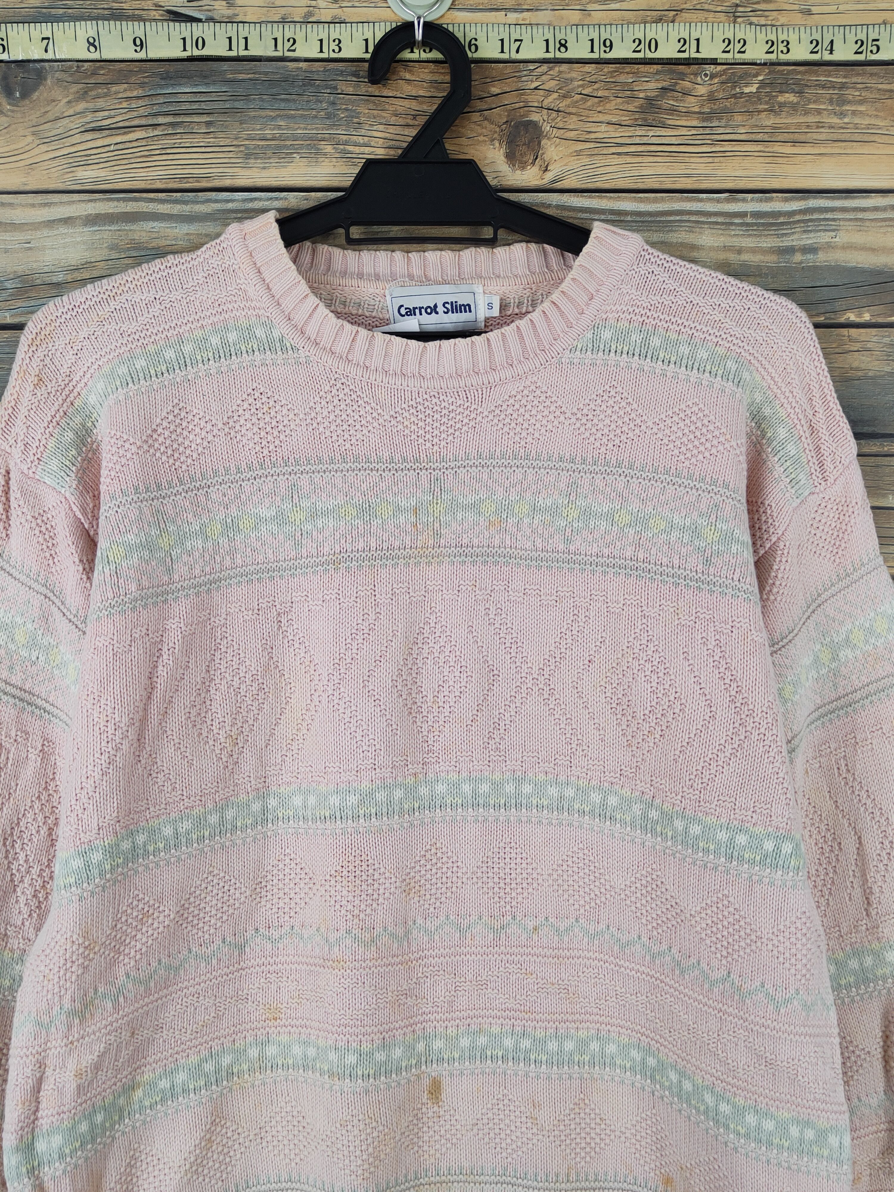 Japanese Brand Carrot Slim Peach Knitwear Sweatshirts #W2021 Size S / US 4 / IT 40 - 3 Thumbnail