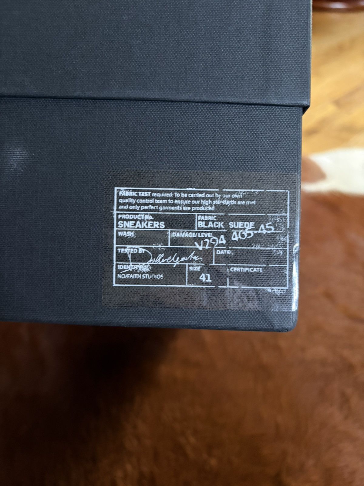 No Faith Studios No Faith Studios football sneaker suede black Size US 8 / EU 41 - 8 Thumbnail