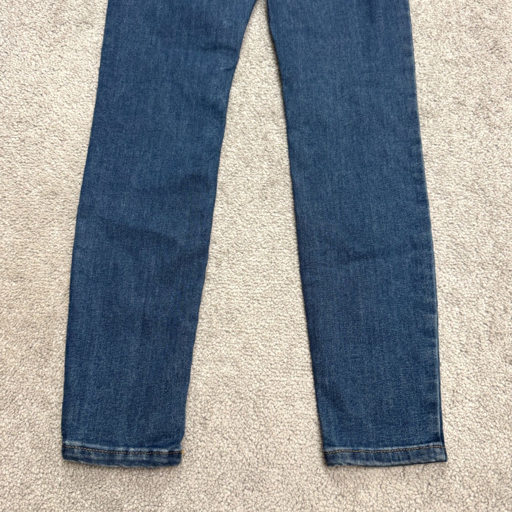 Everlane Everlane High Rise Skinny Denim Jeans Womens 25 Blue Dark Wash Casual Stretch Jeans Size 42" / US 20 - 3 Thumbnail