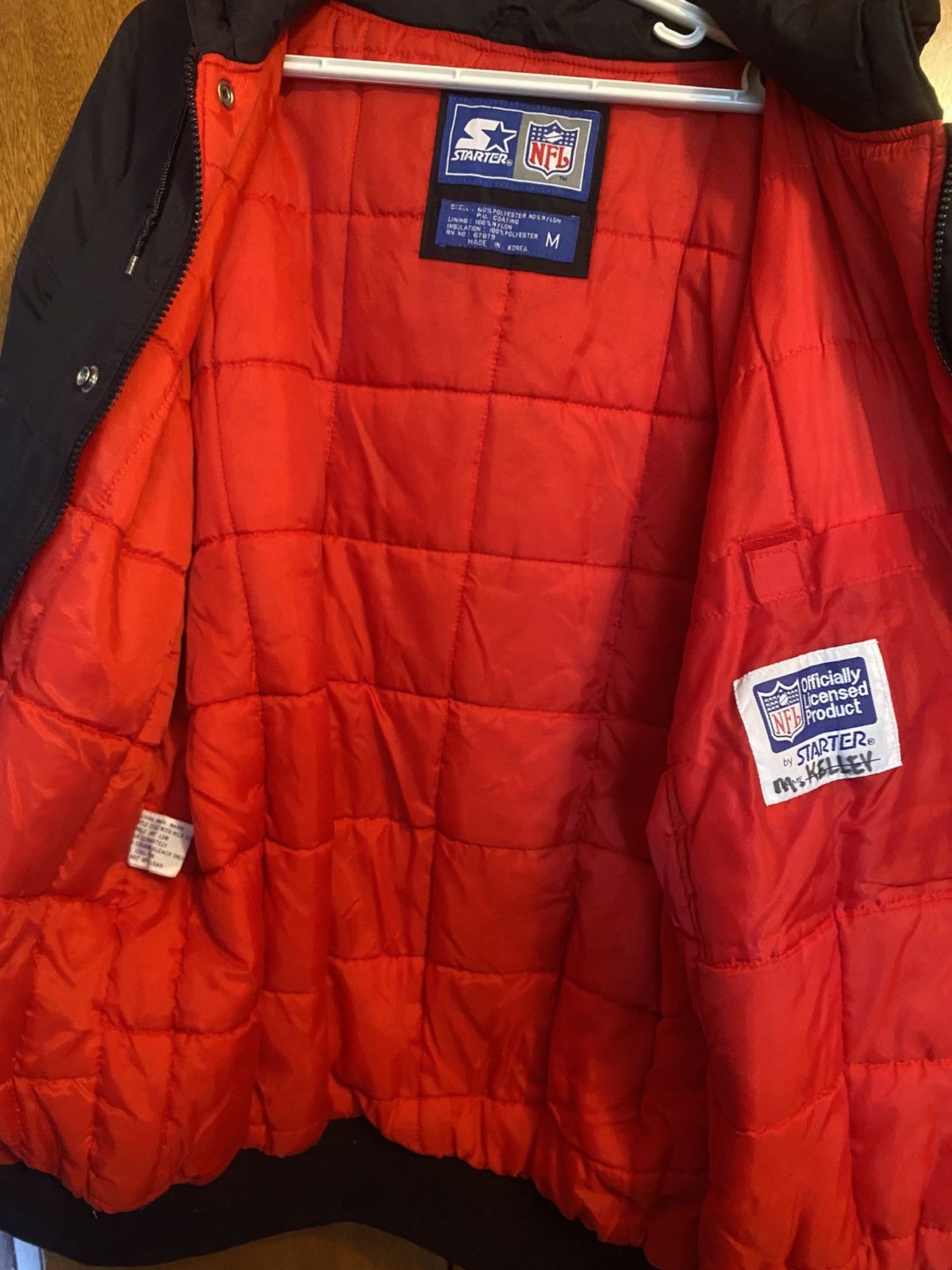 Starter × Stussy Kansas City Chiefs Vintage 90’s Starter Bomber Hooded Jacket Size US M / EU 48-50 / 2 - 10 Thumbnail
