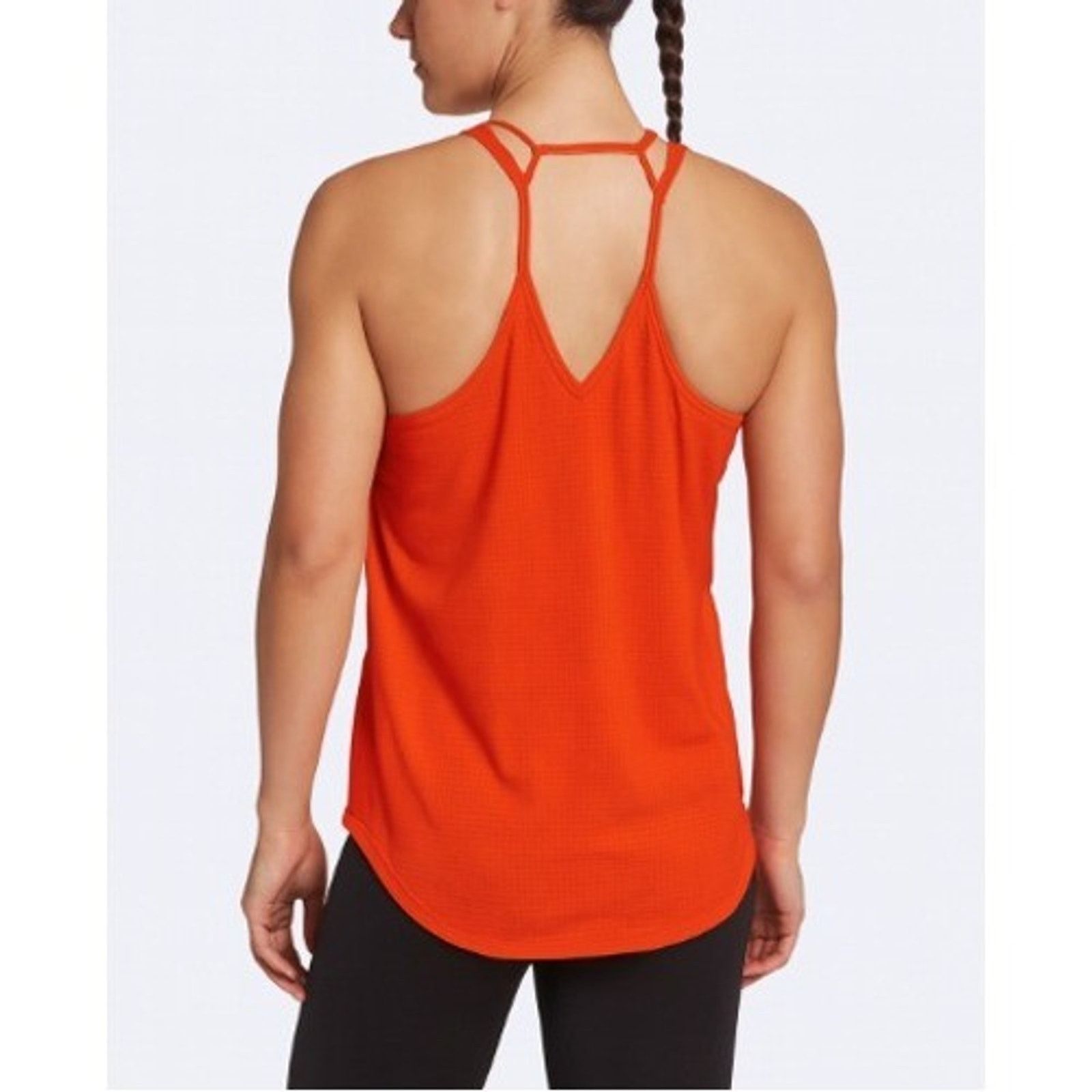 Athleta Athleta Women's Orange Athletic Racerback Tank Top Size XS Size XS / US 0-2 / IT 36-38 - 2 Thumbnail