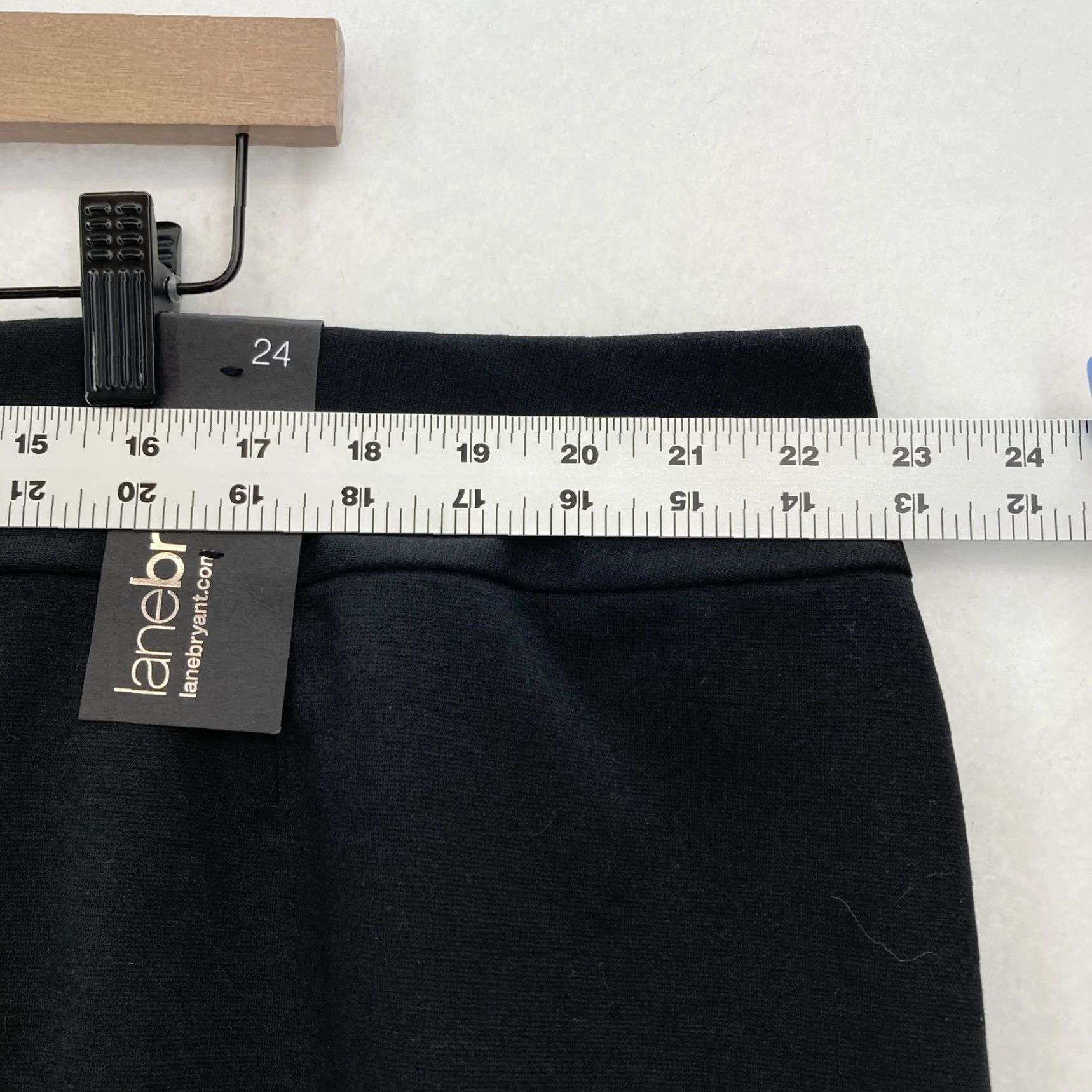 Vintage Lane Bryant Skirt Womens 24 Black Pencil Pull On Career Office Stretch Classic Skirt Womens 24 Black Pencil Pull On Career Office Stretch Classic Size 42" / US 20 - 4 Thumbnail