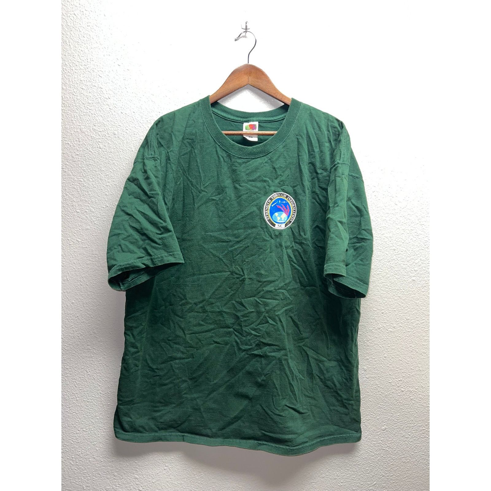 Fruit Of The Loom Vintage Information Shirt Strength Through Info SC Tee 90s 2 Size US XXL / EU 58 / 5 - 1 Thumbnail