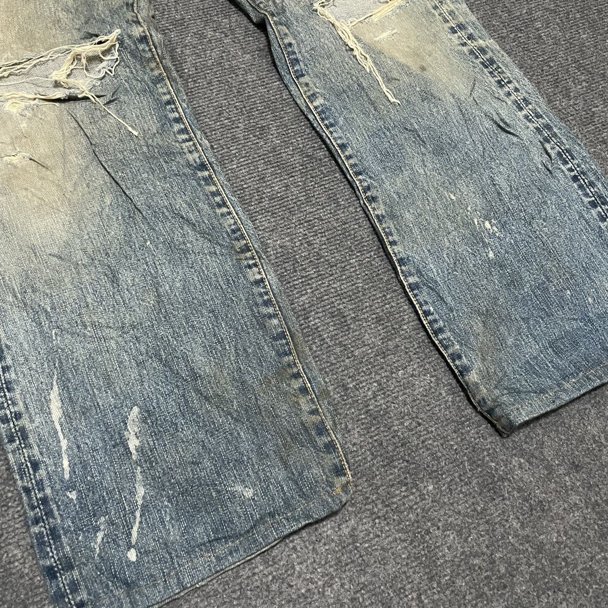 45rpm × Japanese Brand 45 Rpm Selvedge Buttonfly Distressed Jeans Hysterics LGB Size US 30 / EU 46 - 3 Thumbnail
