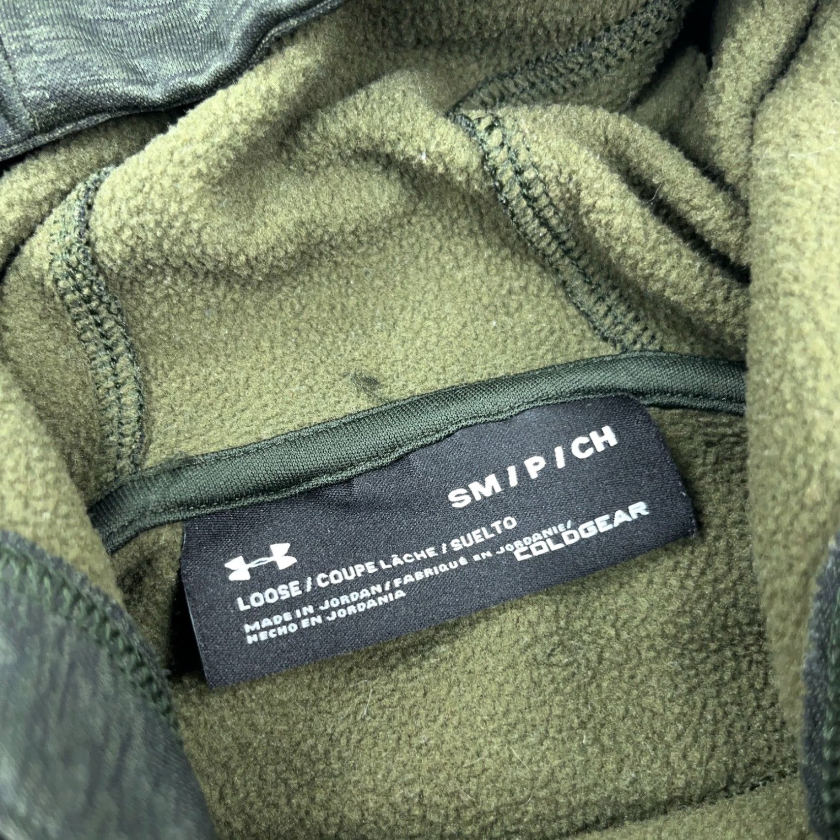 Under Armour Under Armour Hoodie Women Small Green Sweatshirt Pullover Logo All Seasons Breathable Moisture Wicking No N/A Size S / US 4 / IT 40 - 3 Thumbnail