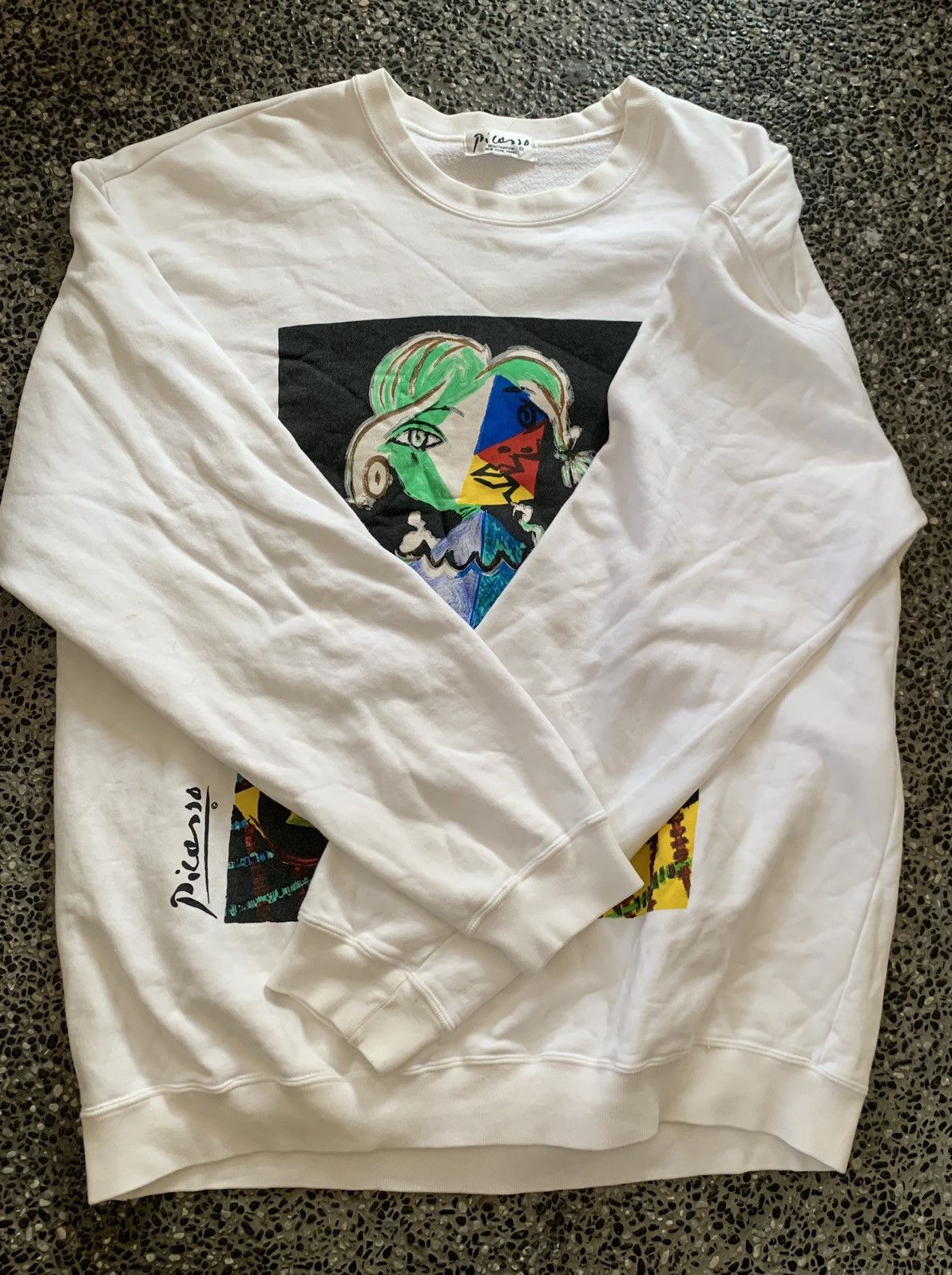 Arts & Science Vintage Pablo Picasso Artwork / Art Sweatshirt Size US L / EU 52-54 / 3 - 11 Thumbnail