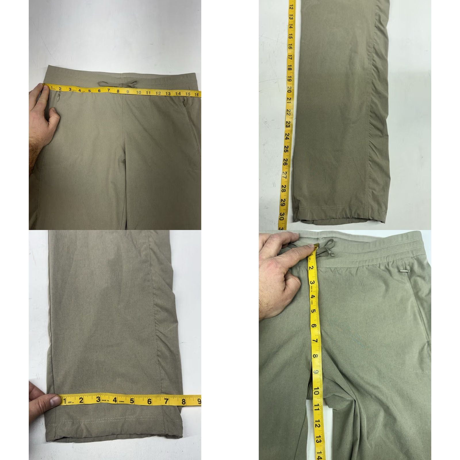 Vintage Kuhl Performance Stretch Fit Athletic Joggers Drawstring Khaki Mens Medium Size US 31 - 8 Thumbnail