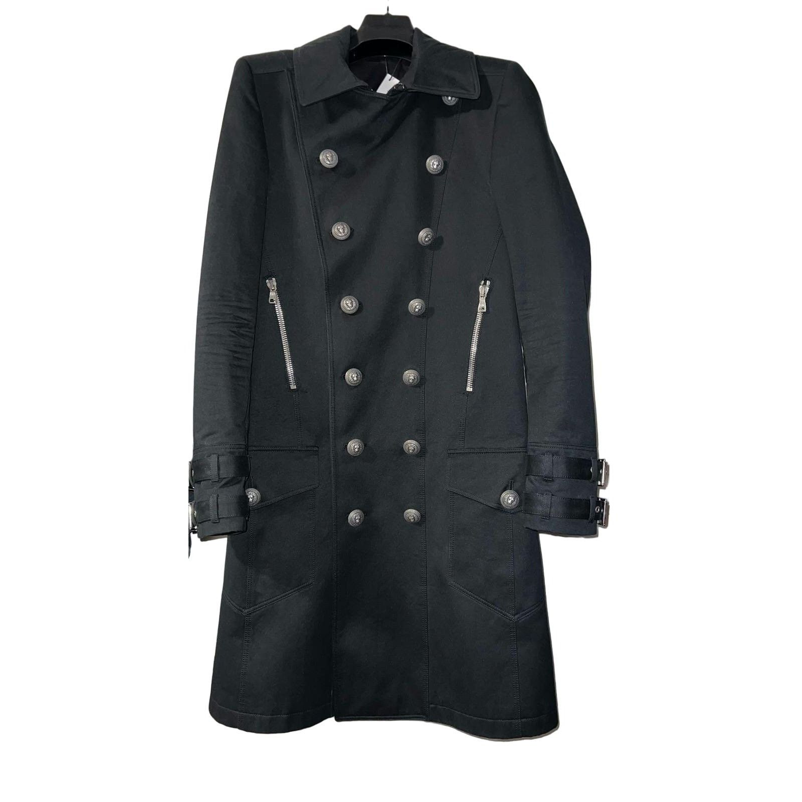 Balmain Balmain Classic Double-Breasted Coat Size US M / EU 48-50 / 2 - 2 Thumbnail