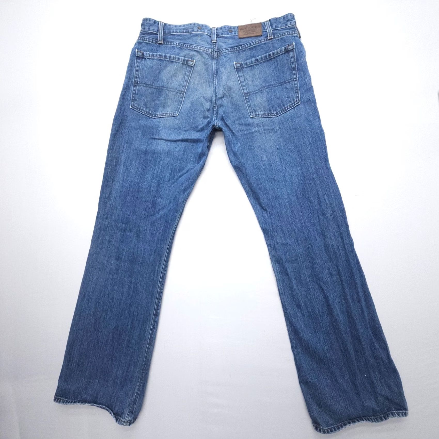 Levi's Y2K Levi's Signature Low Boot Jeans Mens 36 x 34 Blue 100% Cotton Rigid Denim Jeans Size US 36 / EU 52 - 2 Thumbnail