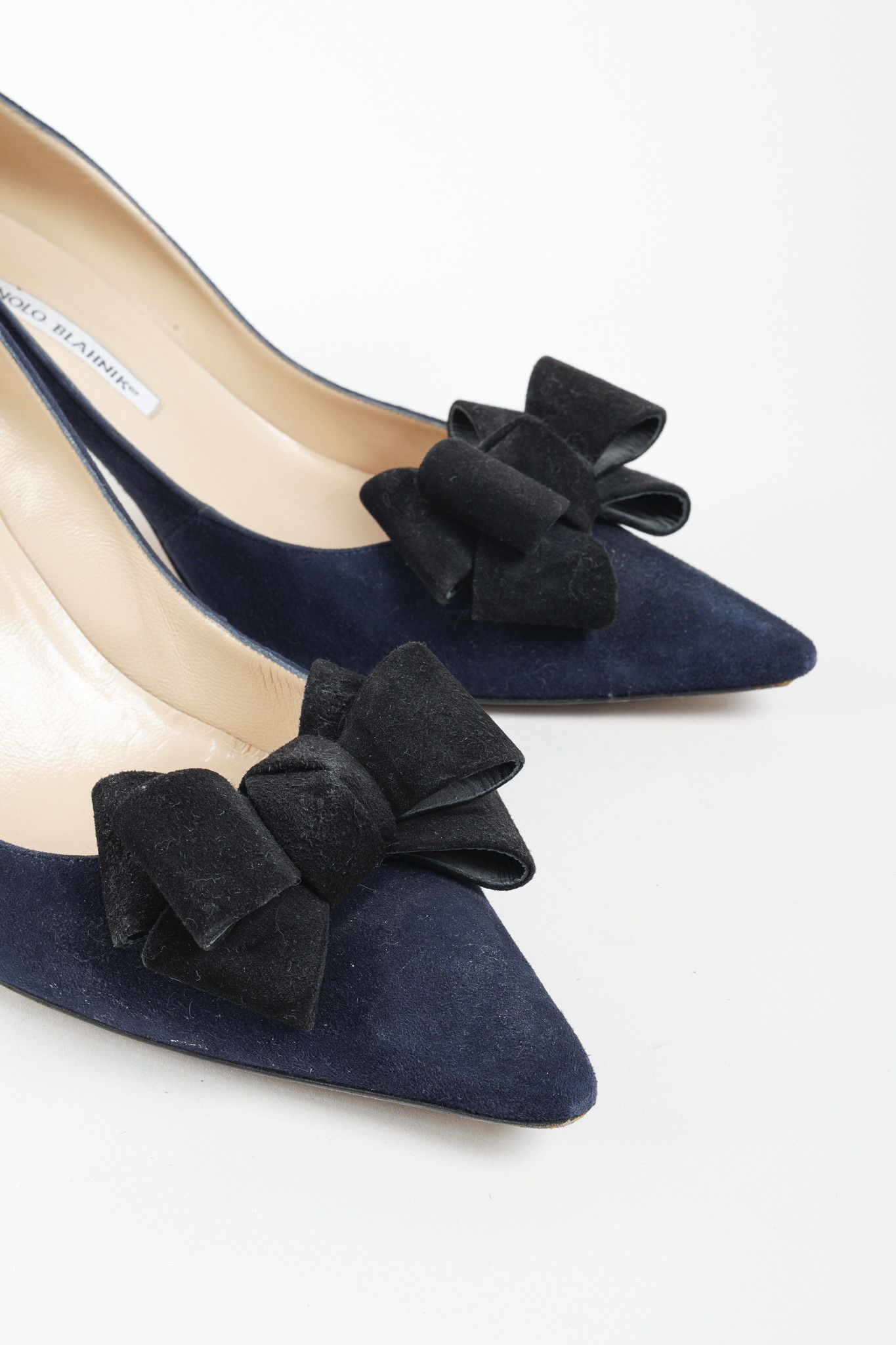 Manolo Blahnik Manolo Blahnik Lisane Bow Pumps Size US 11 / IT 41 - 6 Thumbnail