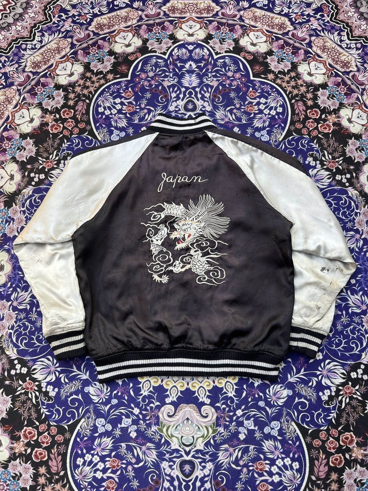 Japanese Brand (XL) Dragon Hoshihime Sukajan Souvenir Jacket Size US XXL / EU 58 / 5 - 2 Thumbnail