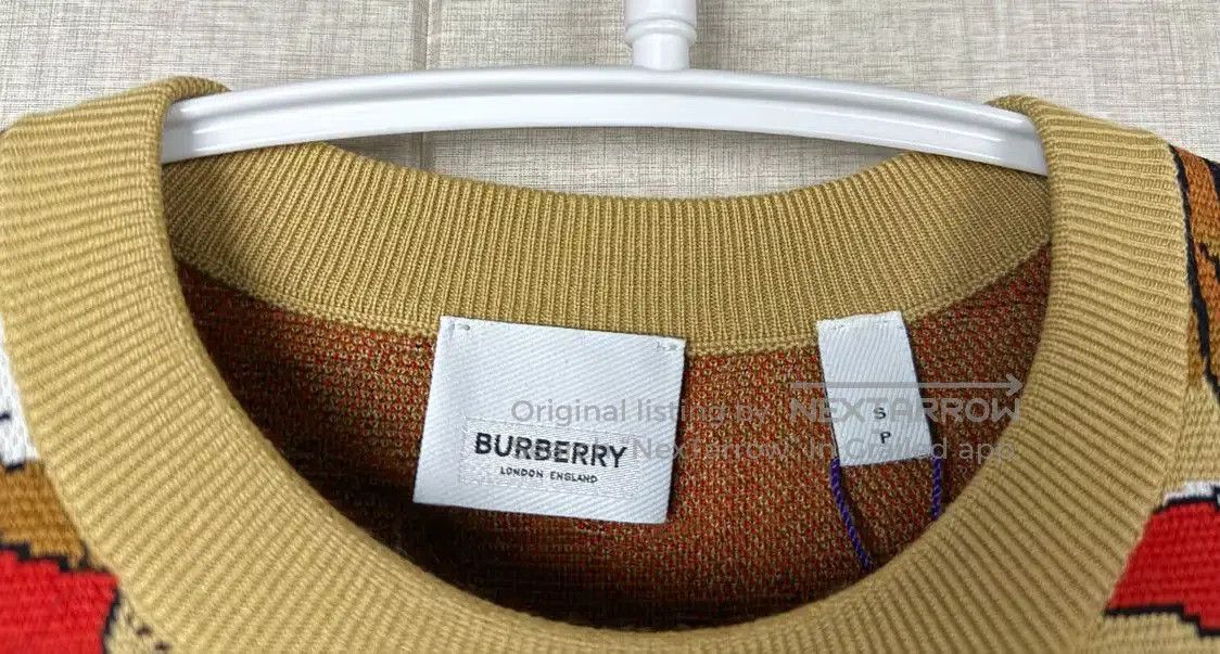 Burberry Burberry Men's Knit Sweater in Beige. Size US S / EU 44-46 / 1 - 5 Thumbnail