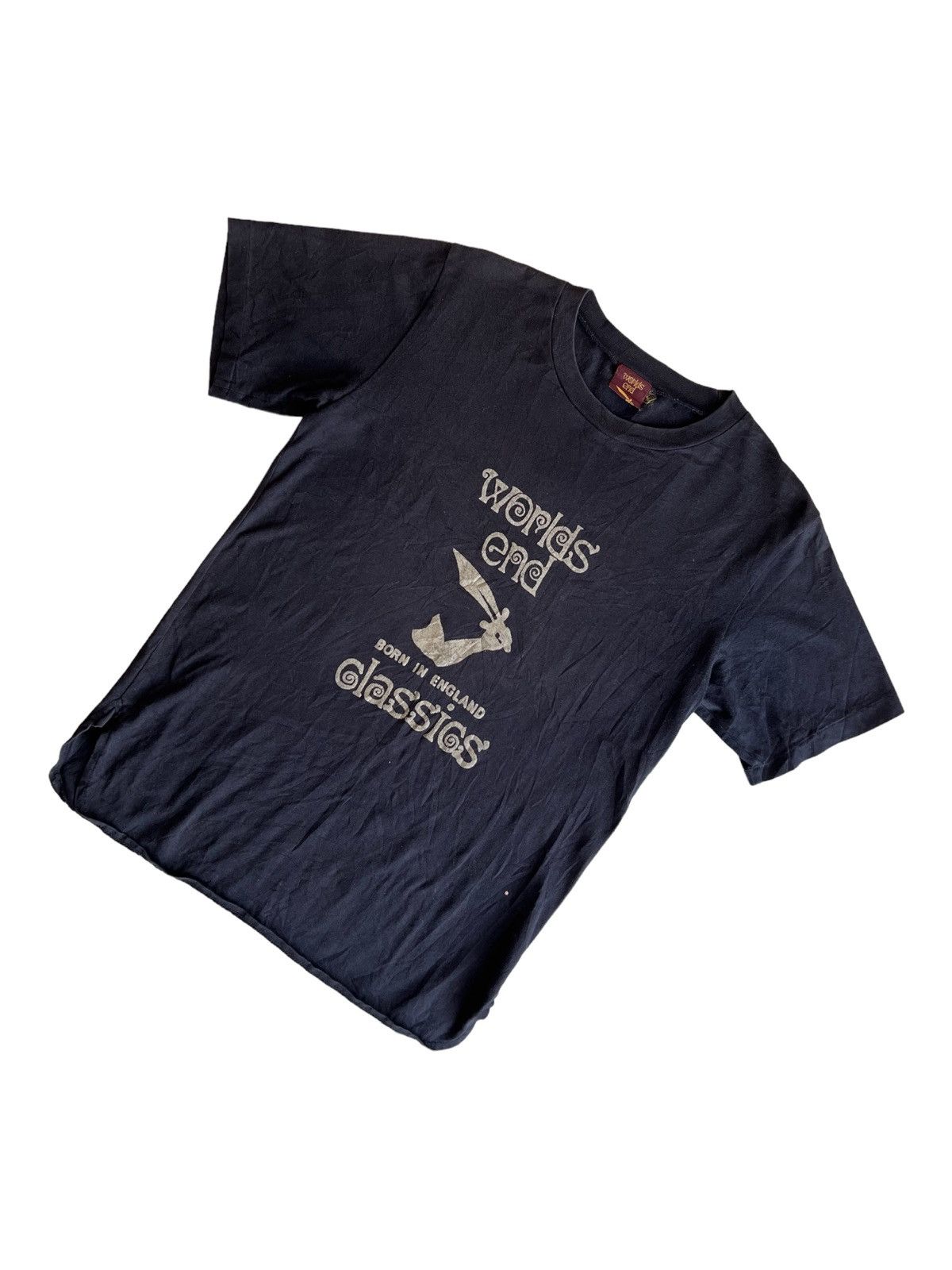 1980s Worlds End Vivienne Westwood ™️ Logo Muslin Shirt