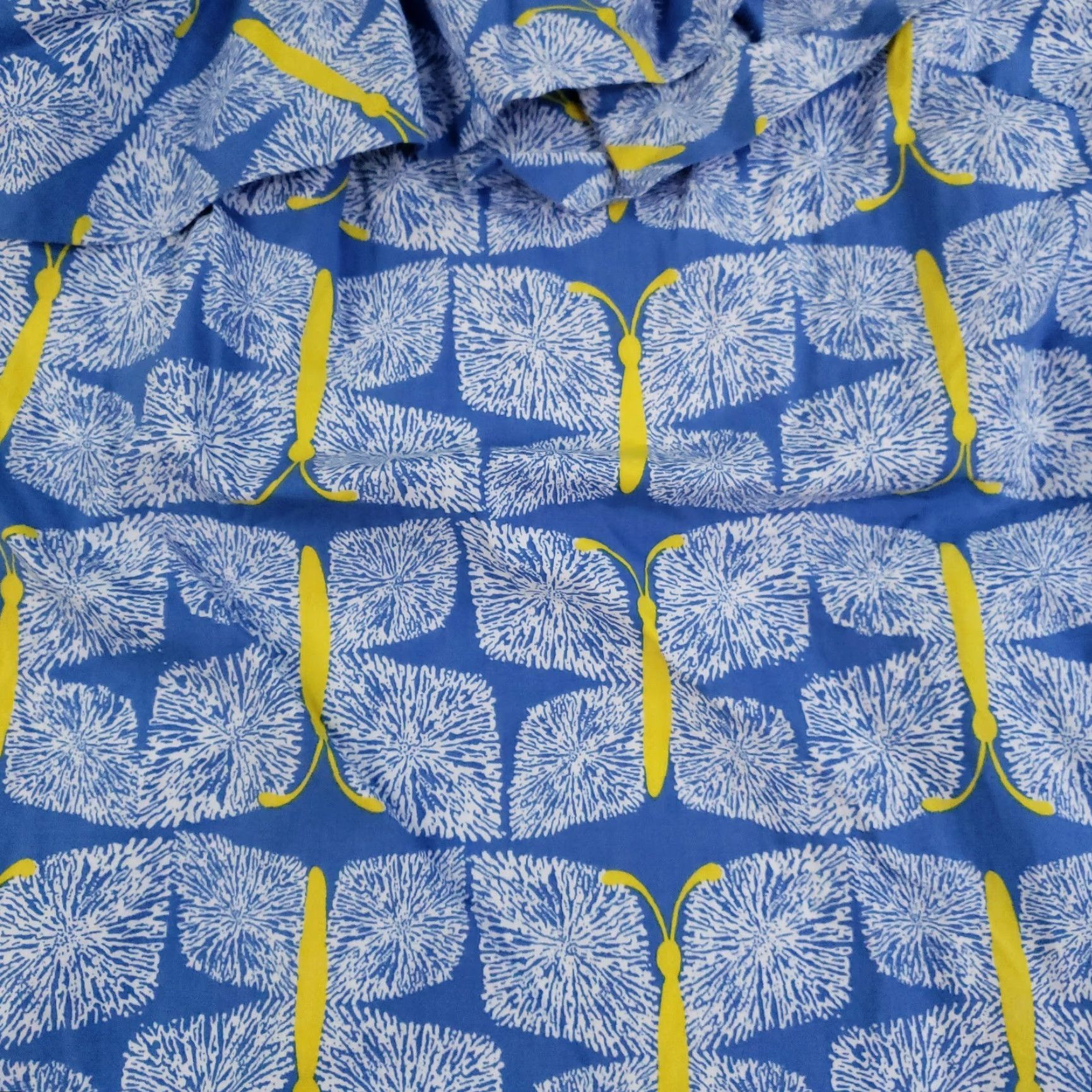 Lilly Pulitzer Lilly Pulitzer Sheath Dress Size 4 Blue One Shoulder Ruffle Geometric Casual Womens Size 27" / US 4 / IT 40 - 7 Thumbnail