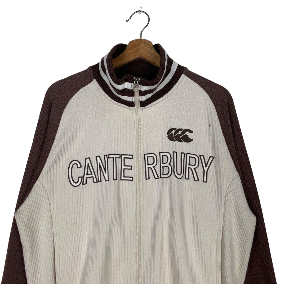 Canterbury of New Zealand CONTERBURY Spellout Big Logo Zipper Sweater Jacket #0140-C7 Size US M / EU 48-50 / 2 - 3 Thumbnail