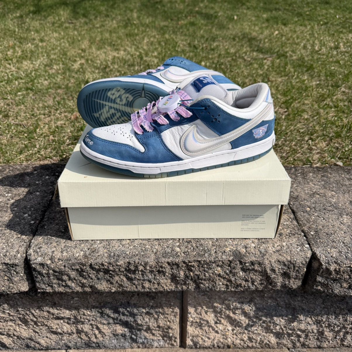 Born X Raised × Nike Nike x Born X Raised SB Dunk Low Size 12 Mens Size US 12 / EU 45 - 1 Thumbnail