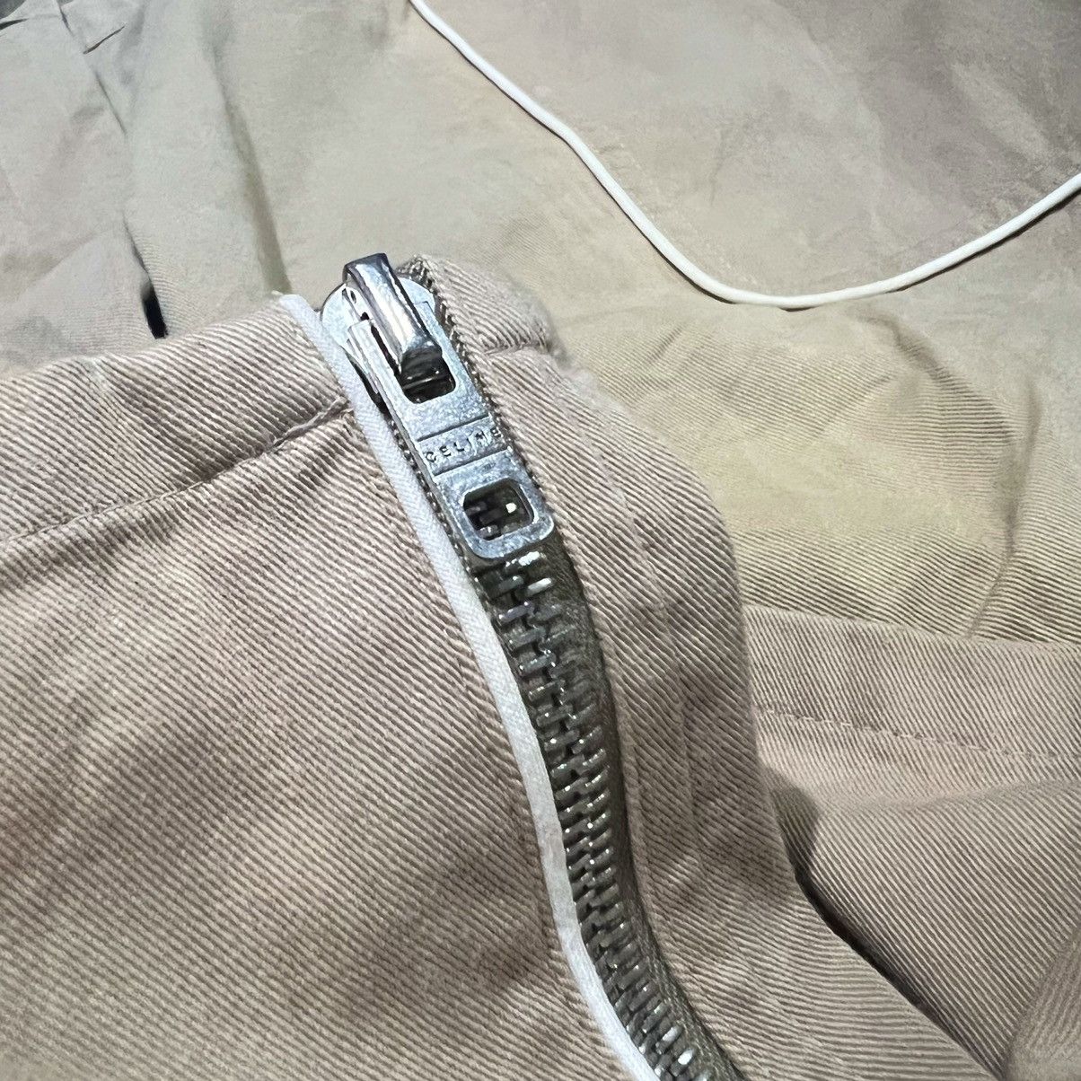Celine Celine Fatigue Bottom Leg Zip Pants Size US 33 - 7 Thumbnail