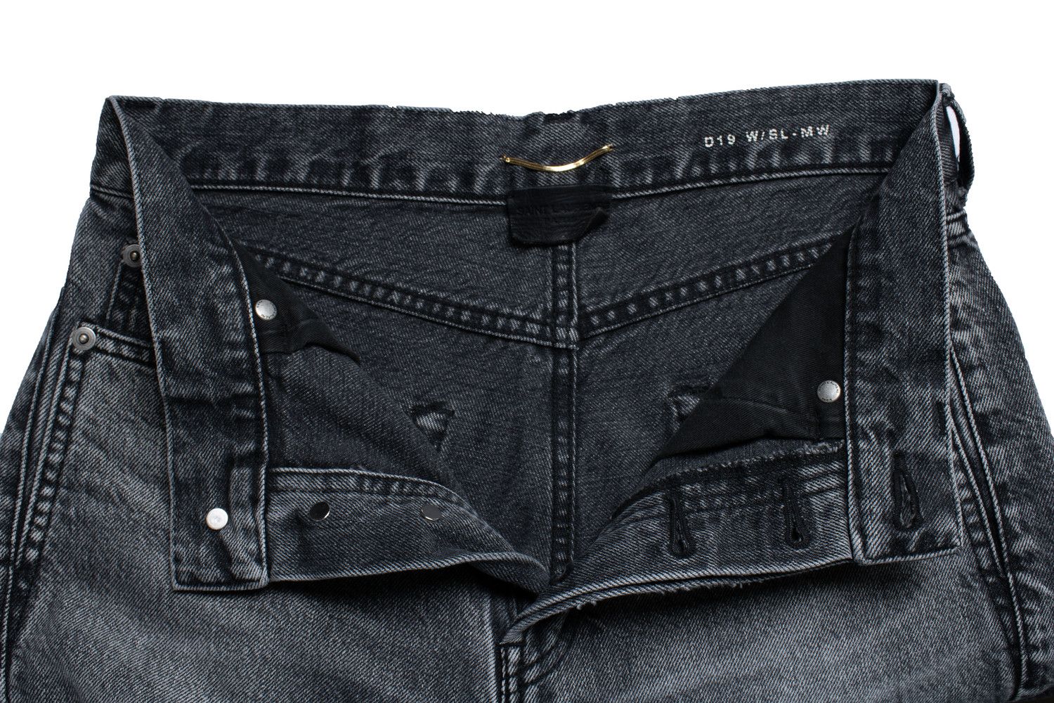 Saint Laurent Paris Saint Laurent, black jeans Size 27" / US 4 / IT 40 - 8 Thumbnail