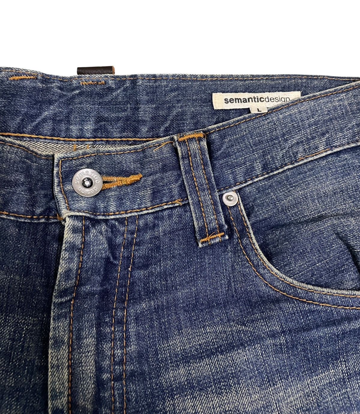 semanticdesign Very Rare Vintage Japanese Brand Semantic Design Jeans 2000s Size US 32 / EU 48 - 7 Thumbnail