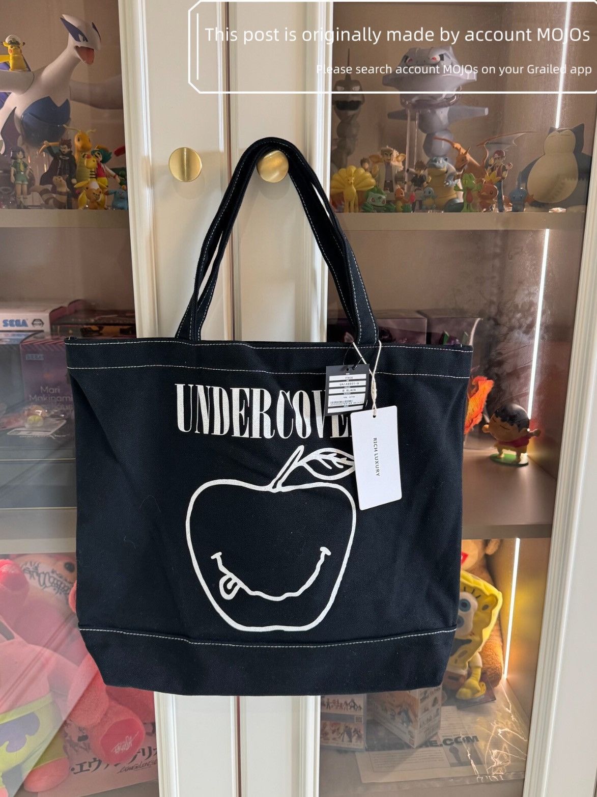 Undercover Undercover Smile Apple Tote mojos1237 Size ONE SIZE - 1 Thumbnail