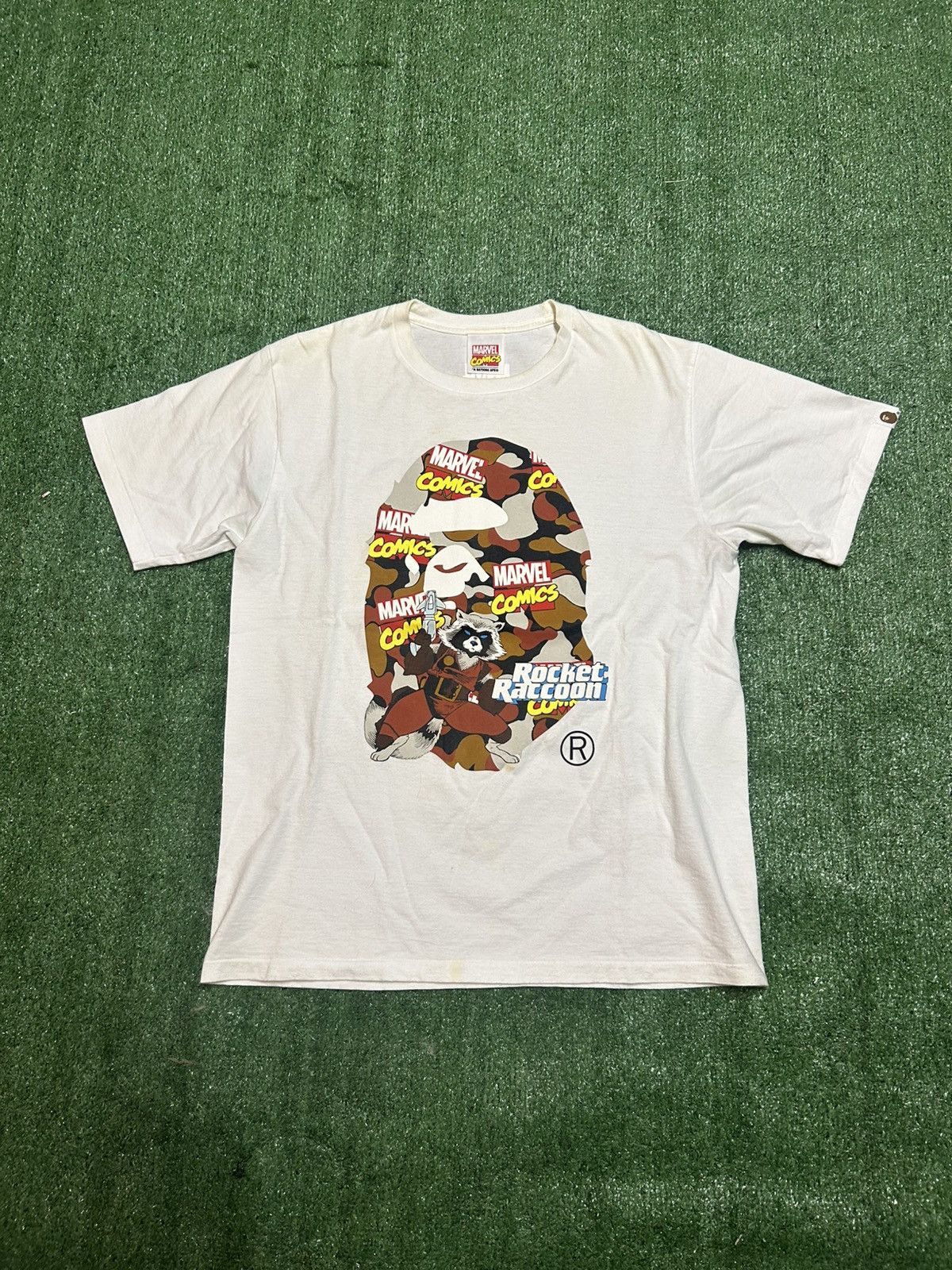 Bape × Marvel Comics BapeXmarvel tee Size US L / EU 52-54 / 3 - 1 Thumbnail