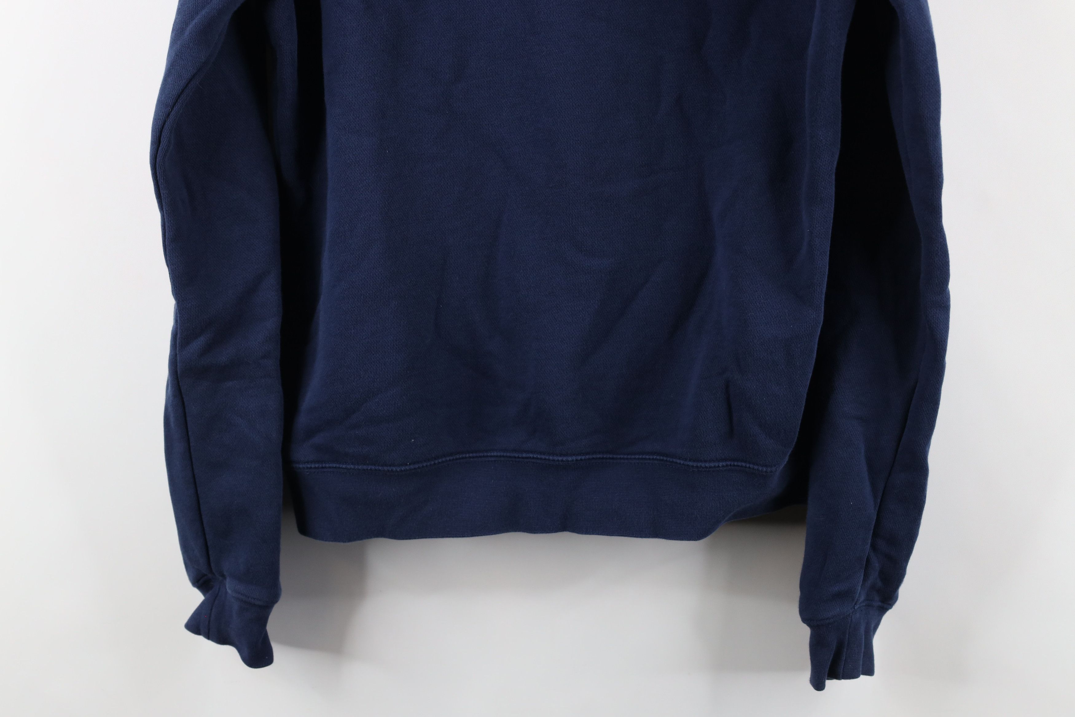 Nike × Vintage Vintage Nike Travis Scott Mini Swoosh Hoodie Sweatshirt Blue Size S / US 4 / IT 40 - 10 Thumbnail