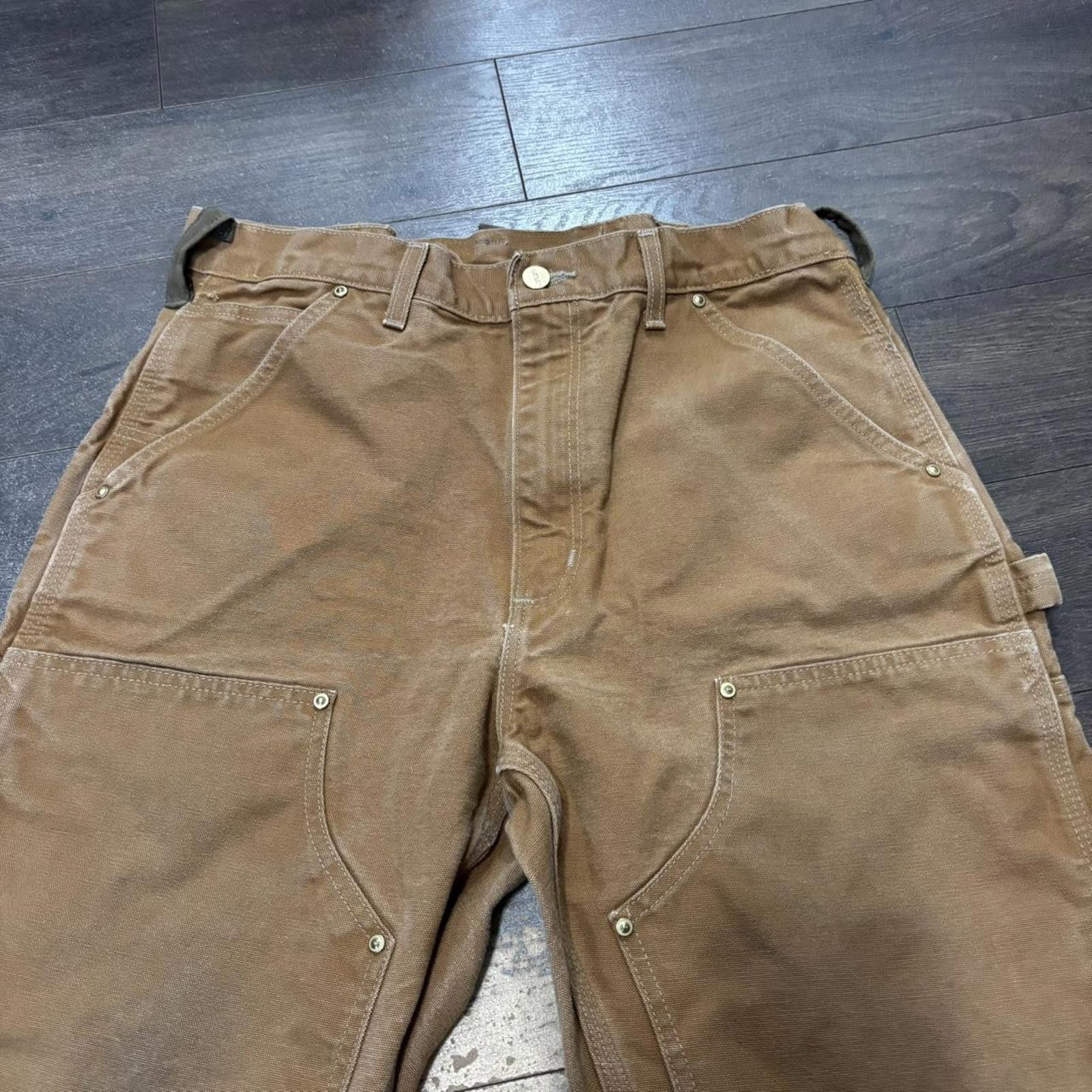 Carhartt vintage carhartt double knee cargo jeans 00s 32x28 Size US 32 / EU 48 - 3 Thumbnail
