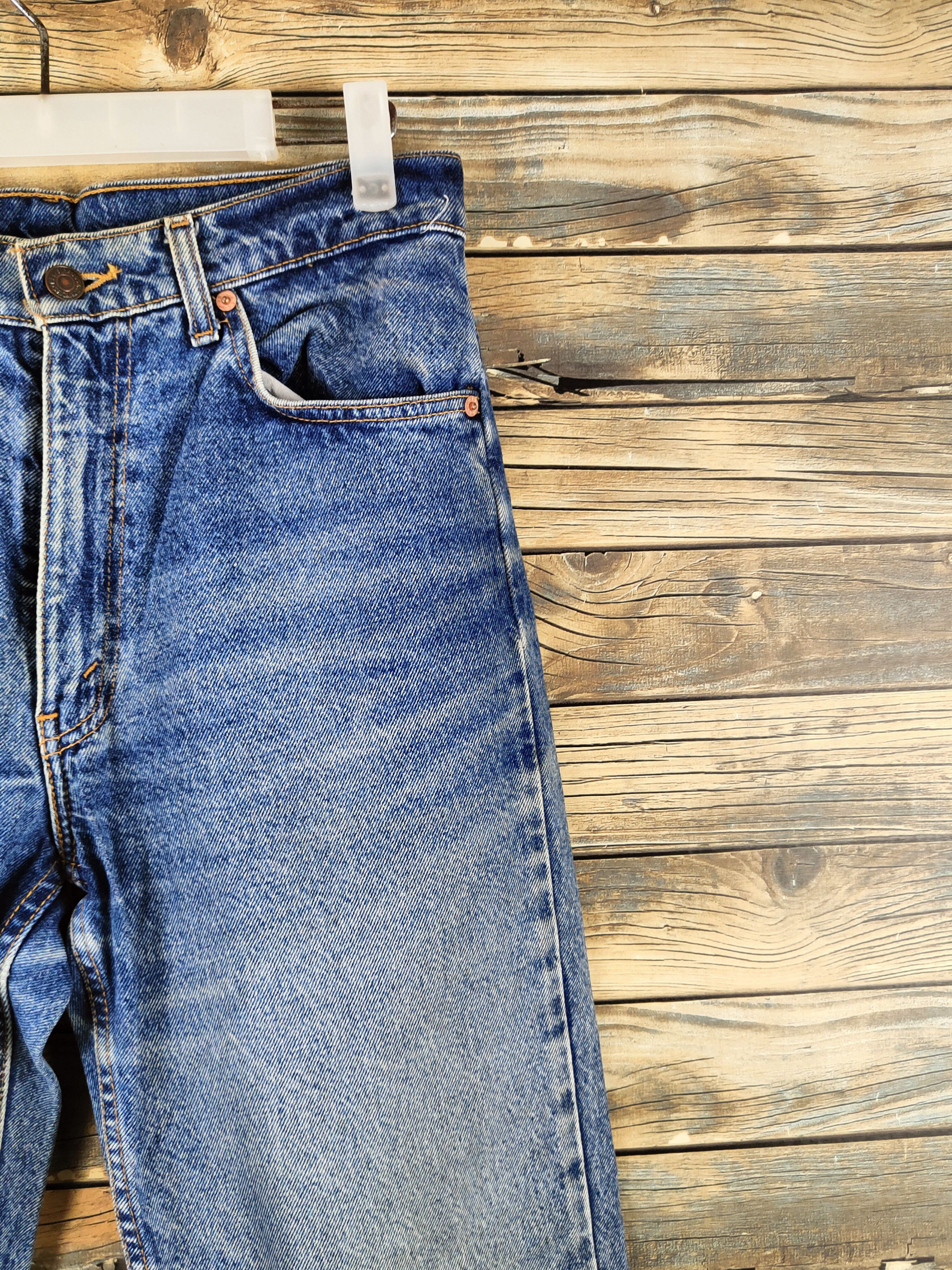 Levi's Levi's Blue Orange tab Distressed Ripped Jeans #S2838 Size US 29 - 5 Thumbnail