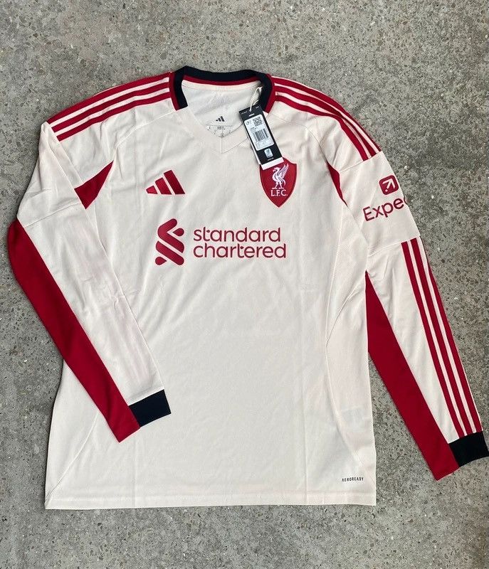 Adidas Liverpool Wirtz 25/26 away, long sleeve shirt, size L Size US L / EU 52-54 / 3 - 1 Thumbnail
