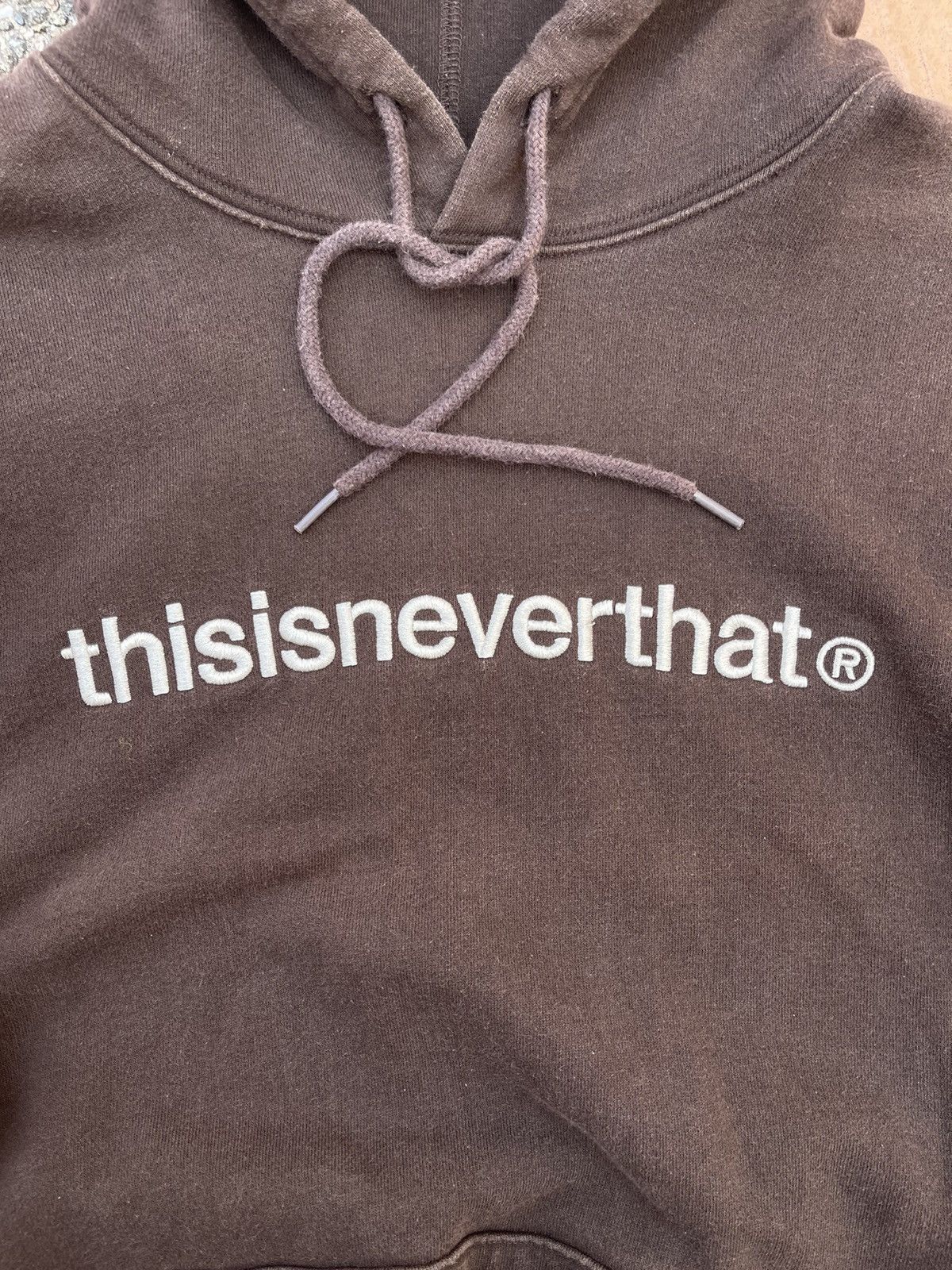 thisisneverthat THISISNEVERTHAT BROWN HOODIE Size US L / EU 52-54 / 3 - 4 Thumbnail