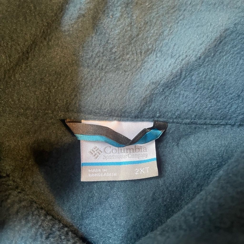 Columbia Columbia Blue Performance Jacket Full-Zip Fleece size 2X Size US XL / EU 56 / 4 - 5 Thumbnail