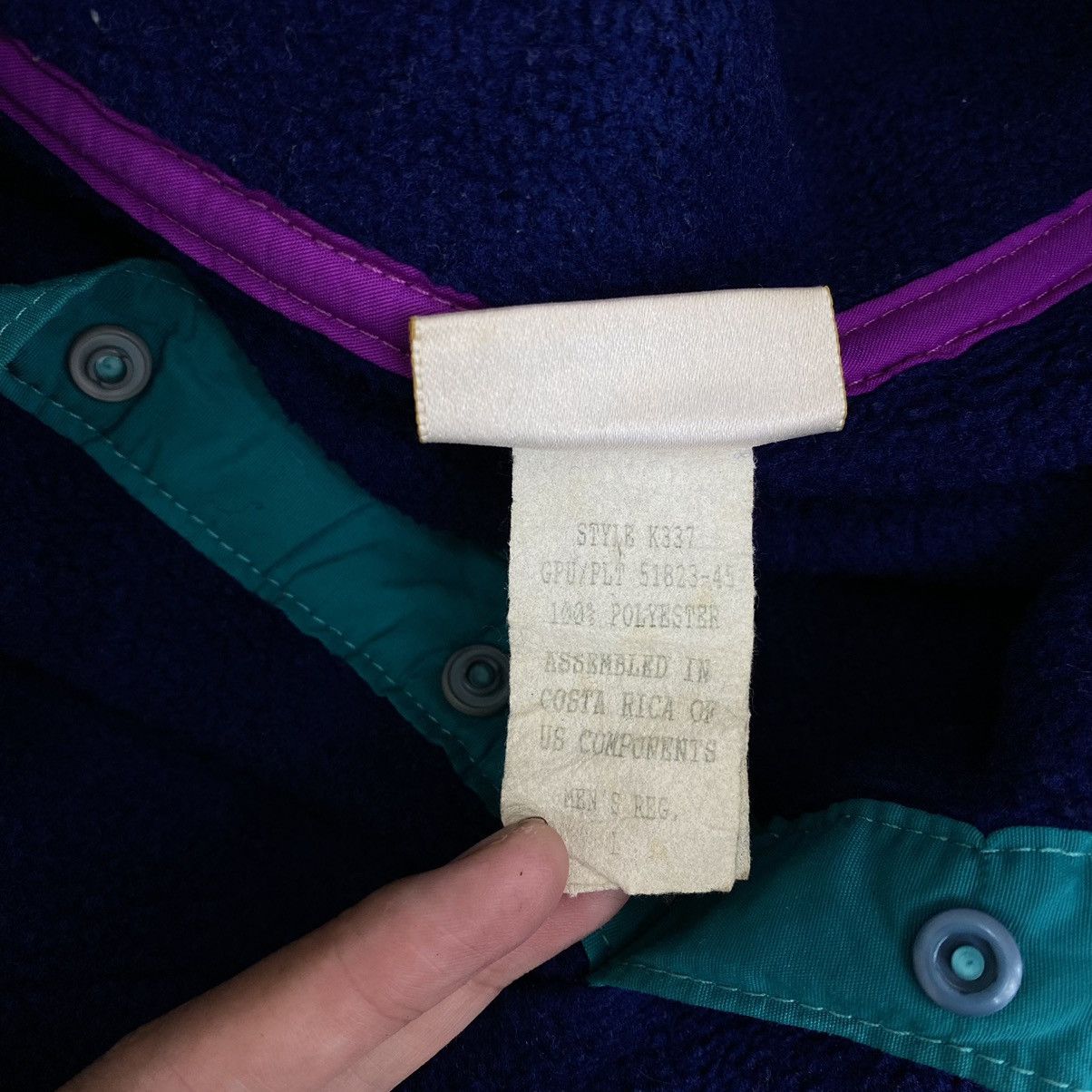 L.L. Bean LL BEAN USA Embroidered Logo Blue Retro Sherpa Fleece Size US XL / EU 56 / 4 - 4 Thumbnail