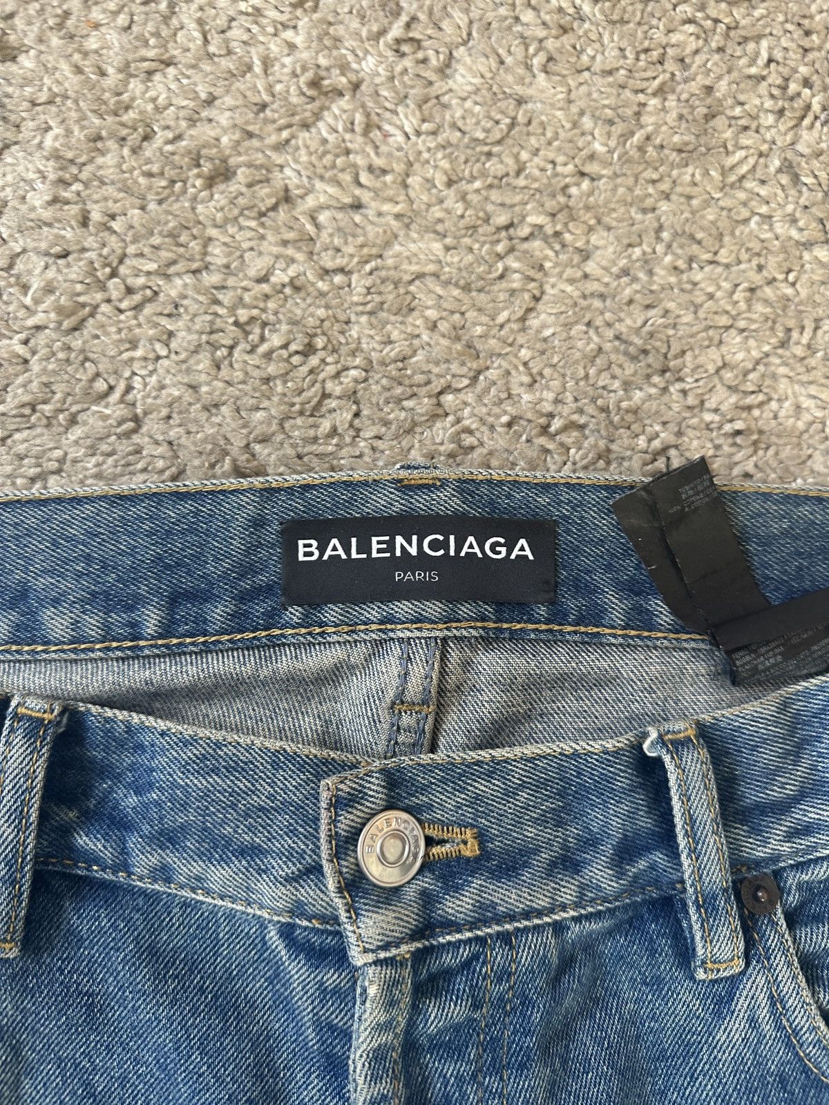 Balenciaga Balenciaga straight cut denim FW17 Size US 31 - 7 Thumbnail