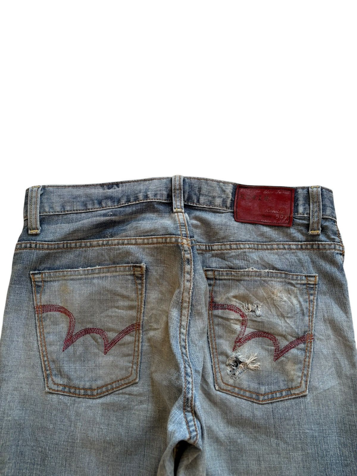 Edwin SALES🔥Vintage Japanese Edwin 503 Mud Wash Loose Baggy Jeans Size US 35 - 8 Thumbnail