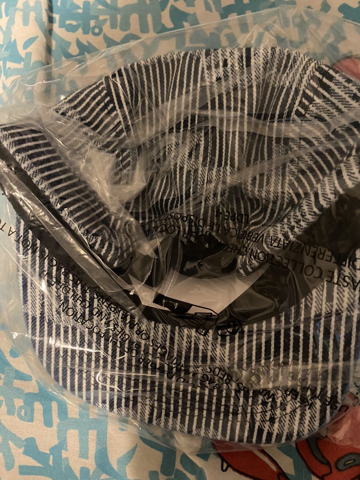 Supreme Supreme Denim Camp Cap Stripe SS24 Size ONE SIZE - 5 Thumbnail