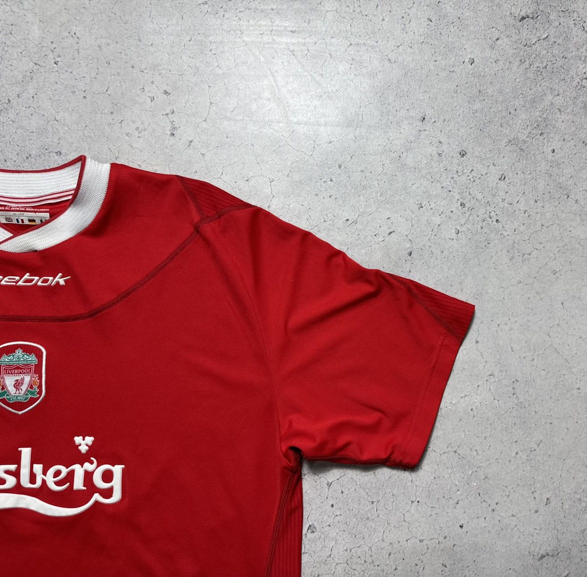 Reebok Reebok FC Liverpool 2002/2004 Vintage Soccer Jersey Shirt Size US XL / EU 56 / 4 - 3 Thumbnail