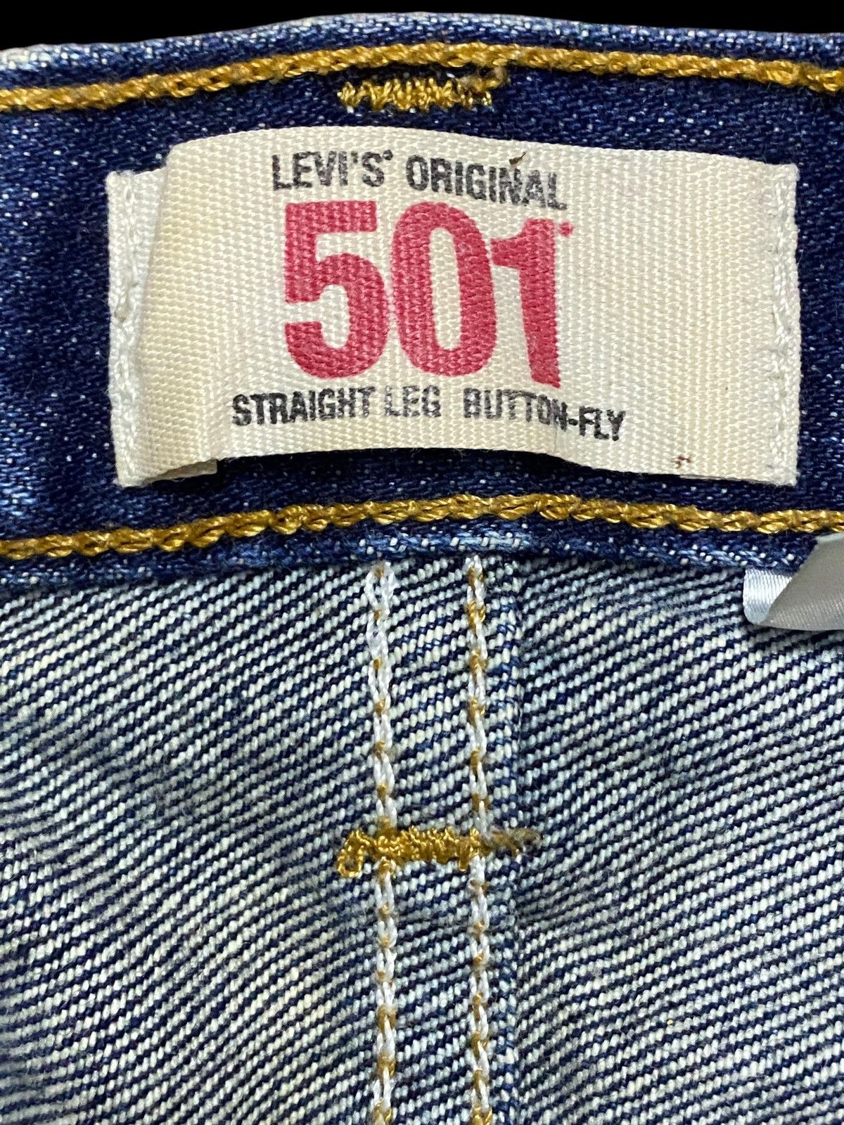 Levi's Vintage Levis 501 Y2K Mud Wash Distressed Jeans Size US 38 / EU 54 - 19 Thumbnail