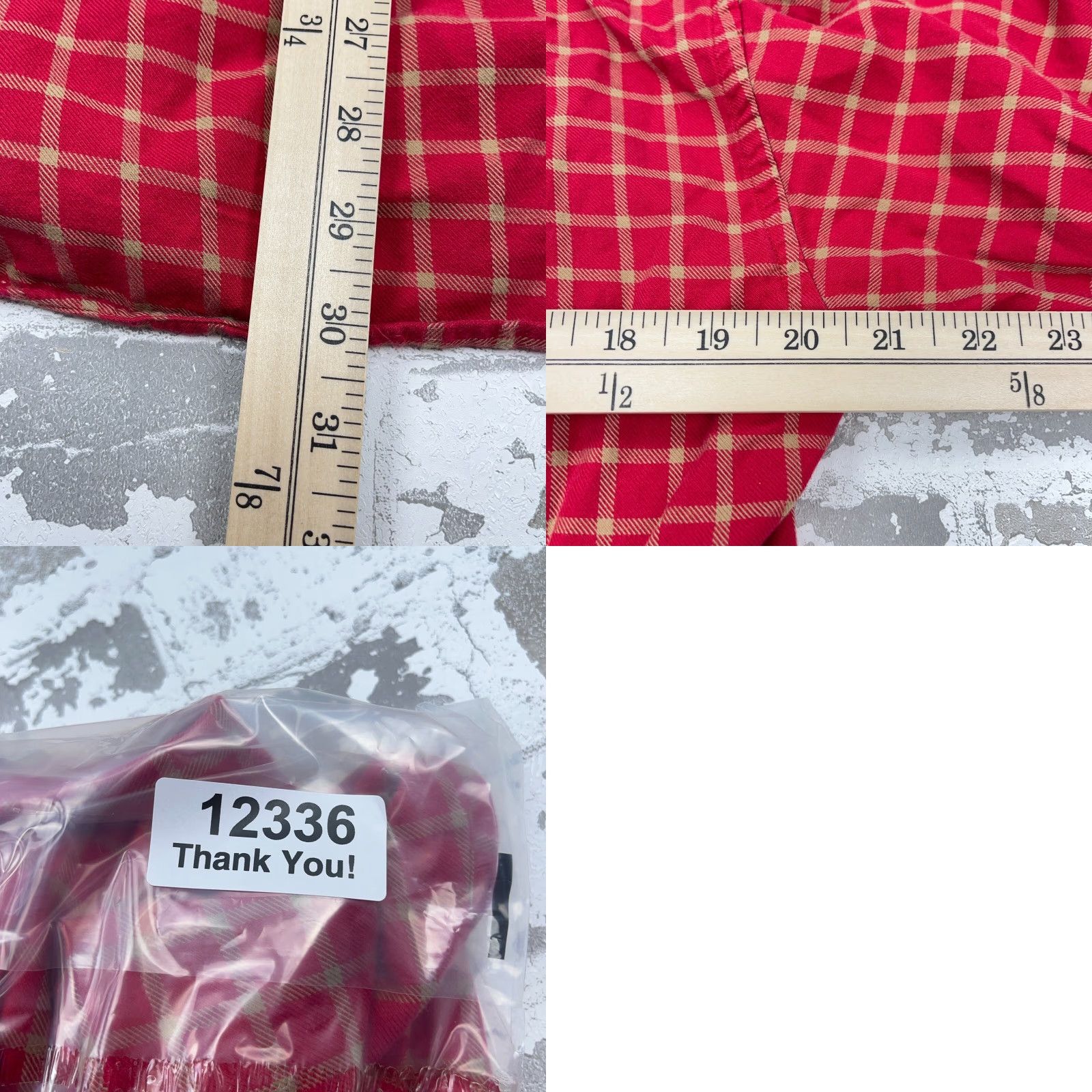 Orvis Orvis Button-Up Shirt Men Medium Red Plaid Flannel Pocket Casual Warm Weather All Seasons Regular Fit Shirt Men Size 42R - 8 Thumbnail