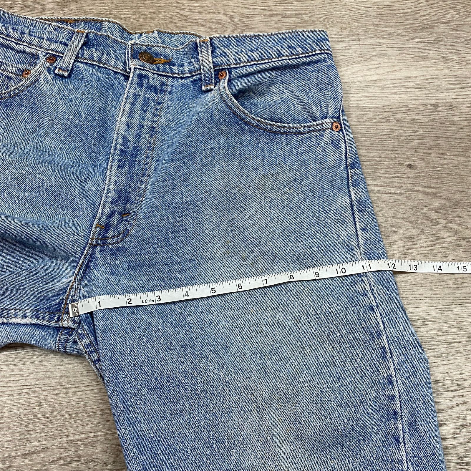 Levi's × Vintage VTG 80s Levi's 550 Tapered Made in USA Relaxed Jeans 32x31 Size US 32 / EU 48 - 5 Thumbnail