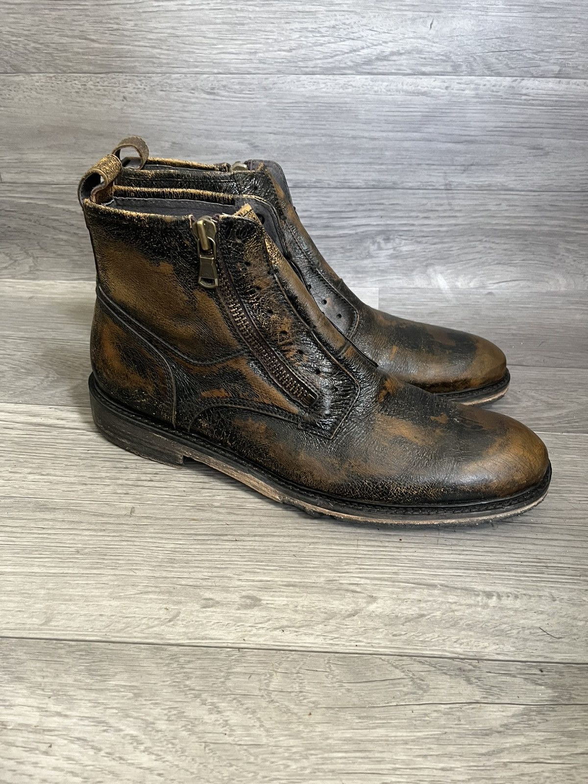 John Varvatos John varvatos painted boots like margiela sz 12 Size US 12 / EU 45 - 7 Thumbnail