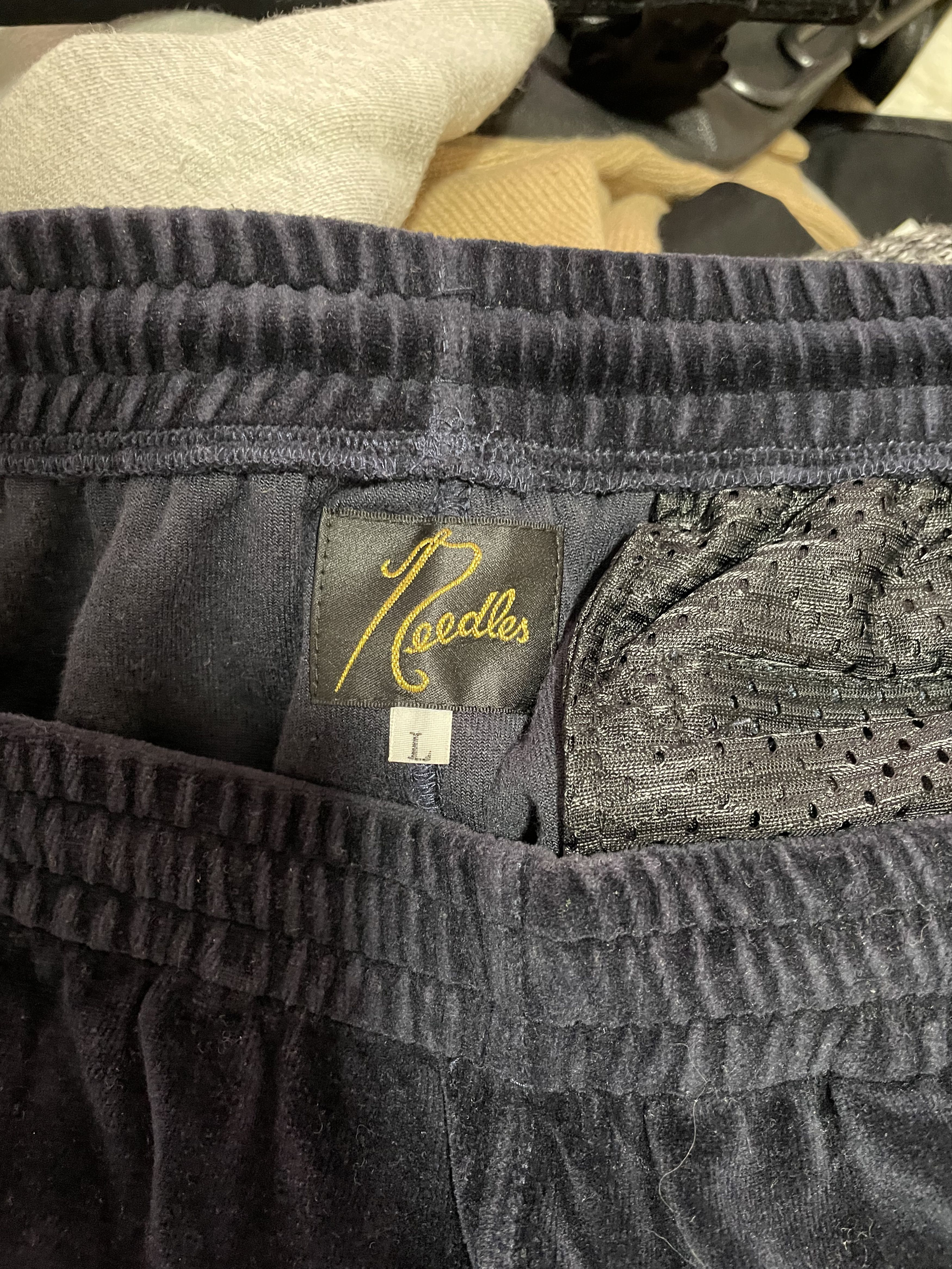 Needles Track Pants Velour L Size US 34 / EU 50 - 5 Thumbnail