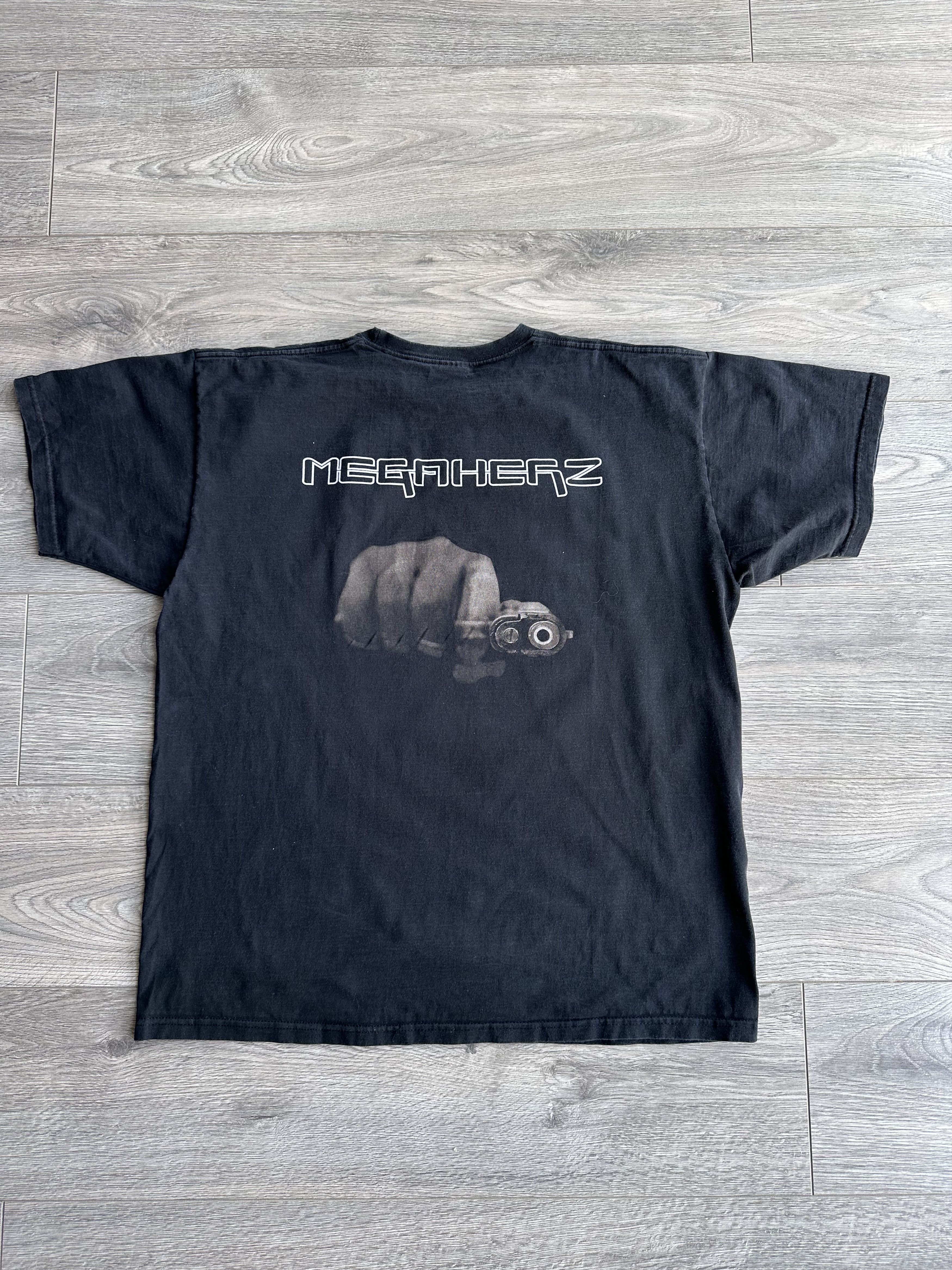 Band Tees × Vintage Megaherz kopfschuss vintage t shirt Size US XL / EU 56 / 4 - 5 Thumbnail