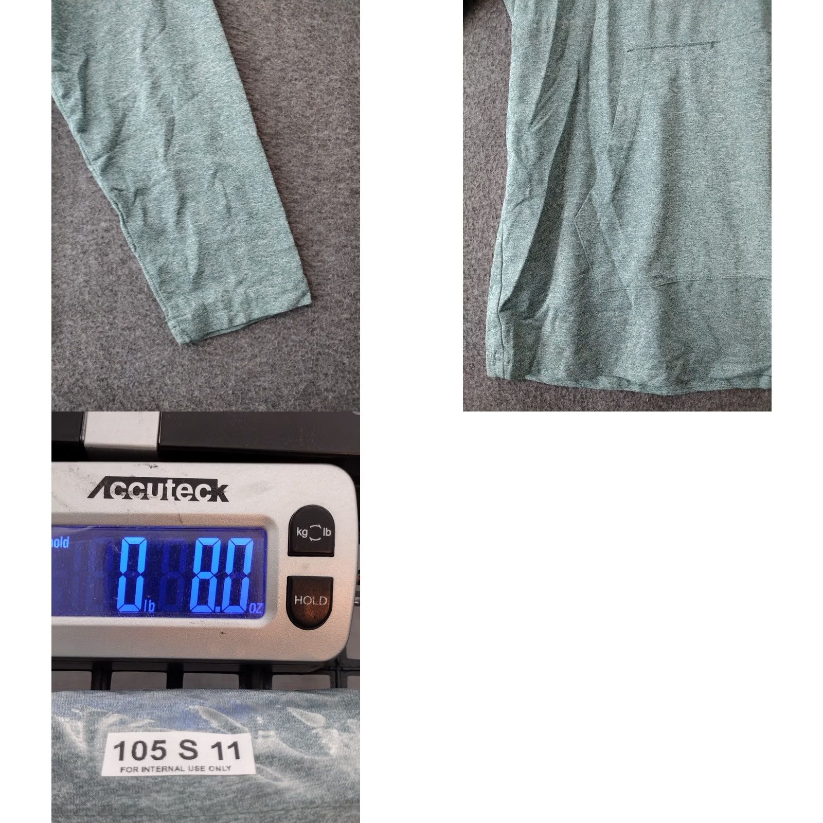 Vintage COOFANDY Men's M Workout Sweatshirts Long Sleeve Muscle Hoodie Green Pockets Sports Pullover Shirt Mens Size US M / EU 48-50 / 2 - 8 Thumbnail