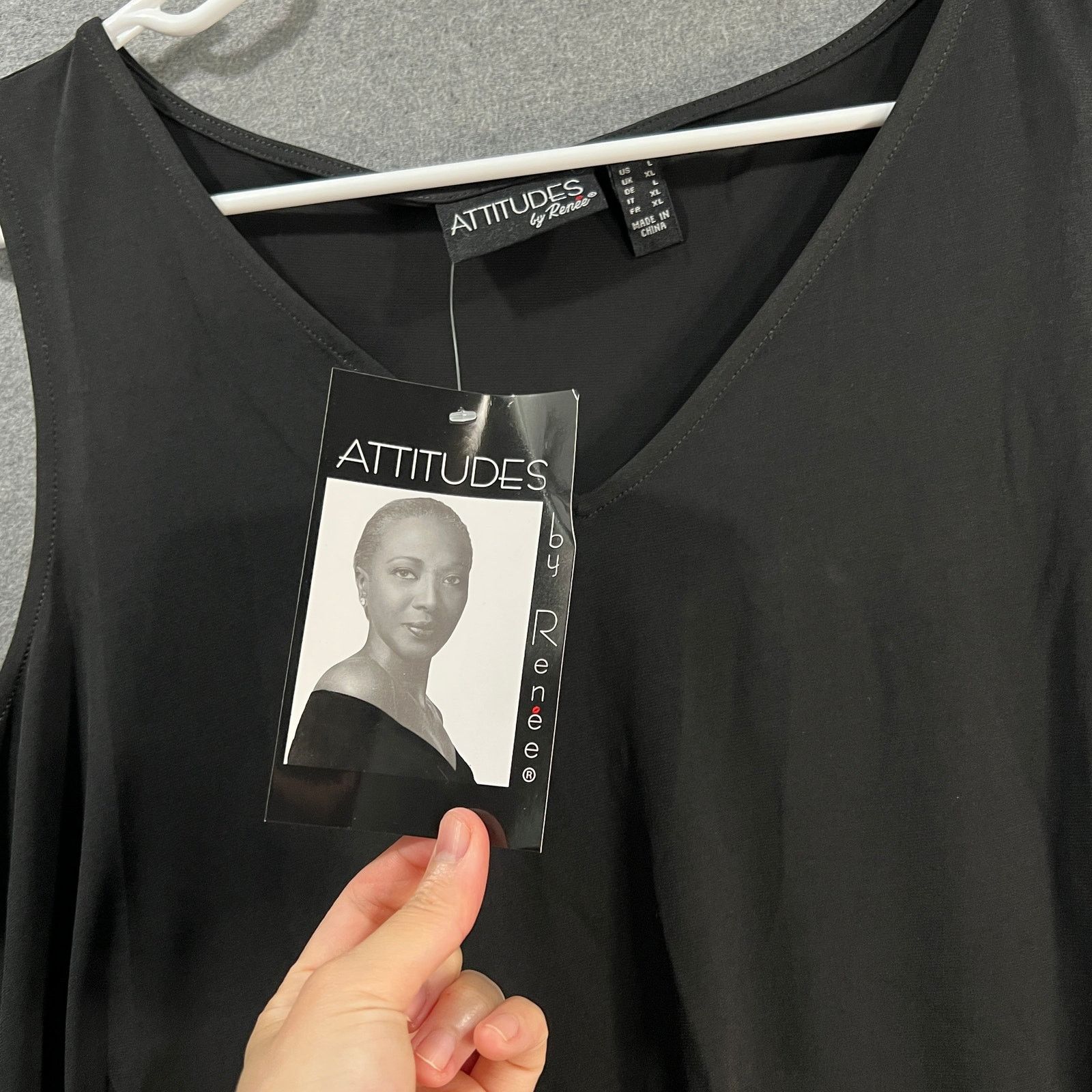 Other Attitudes by Renee Printed or Solid Como Jersey Tank Size L / US 10 / IT 46 - 8 Thumbnail