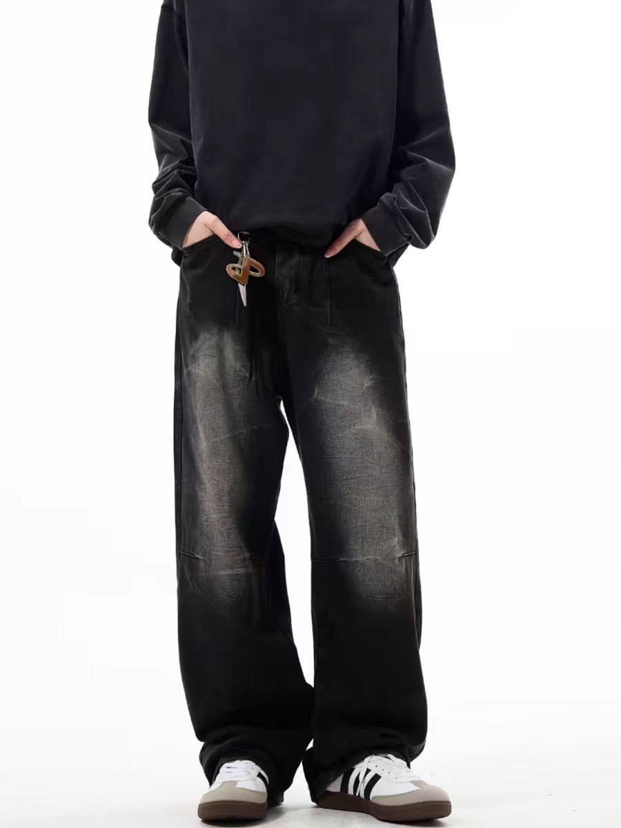 Japanese Brand × Vintage Black High Street Vintage Loose Fit Jeans Size US 32 / EU 48 - 3 Thumbnail