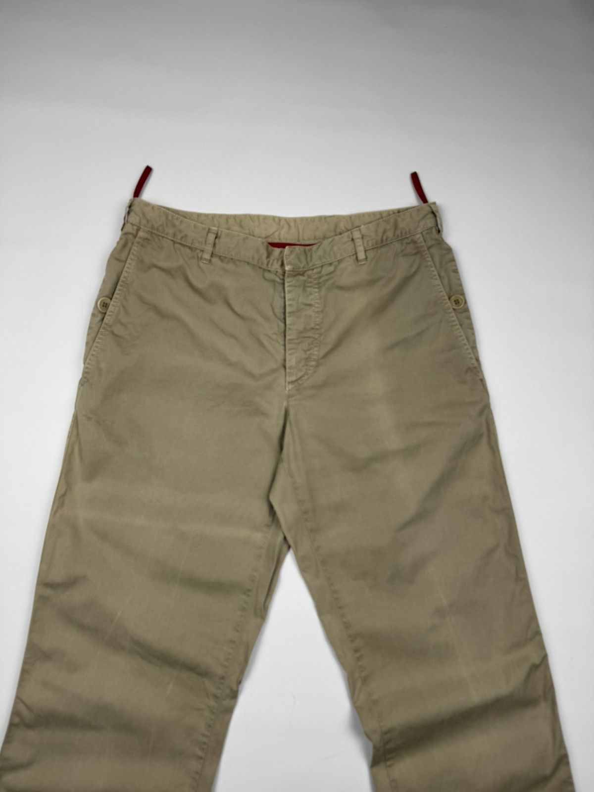 Prada Vintage Prada Men's Beige Chino Pants Size US 34 / EU 50 - 3 Thumbnail
