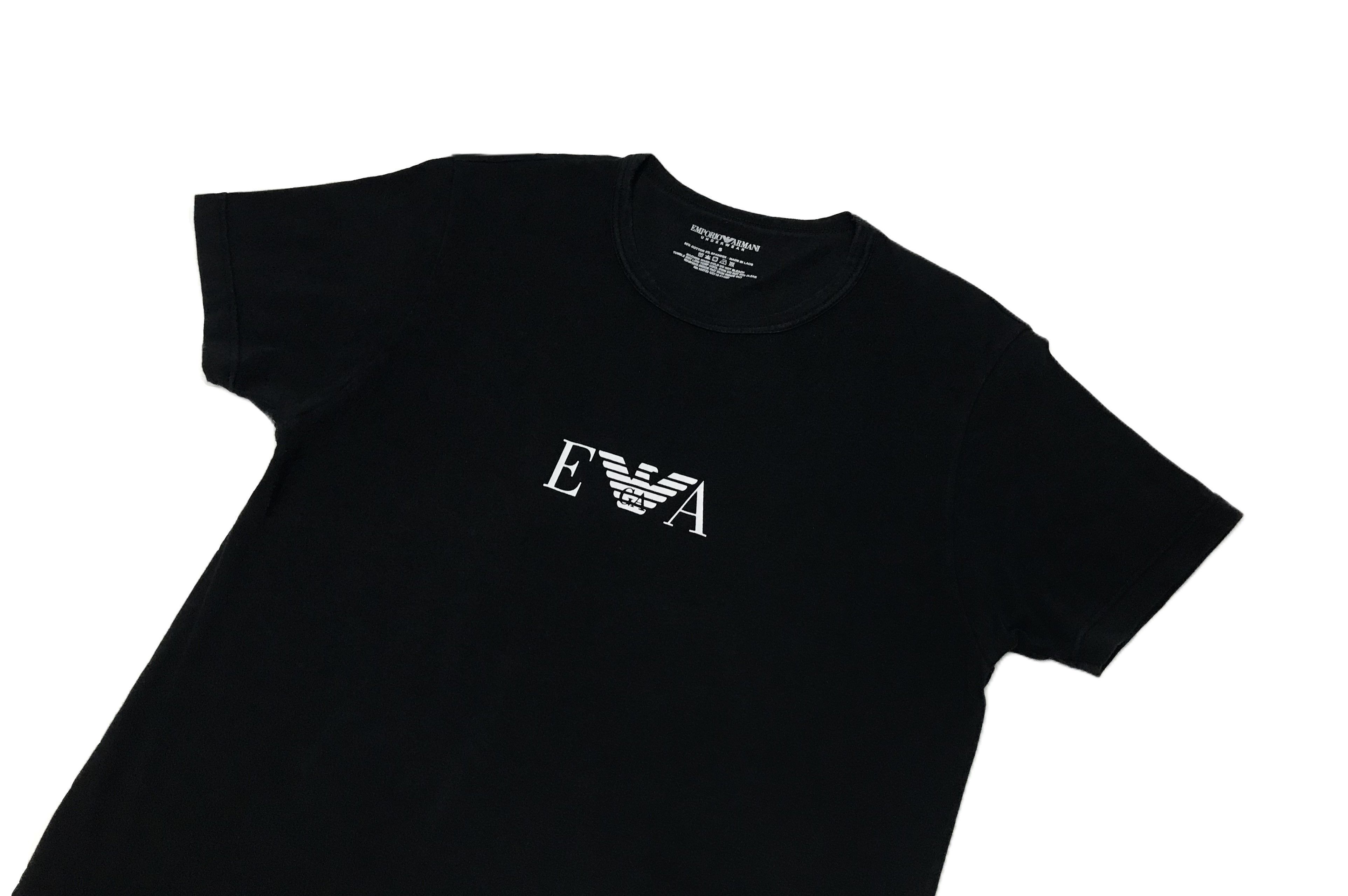Emporio Armani Emporio Armani Mens T-Shirt Size S Black Size US S / EU 44-46 / 1 - 2 Thumbnail