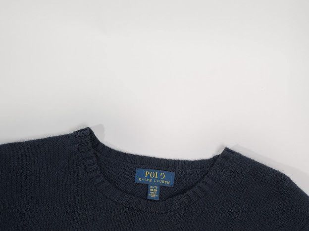 Polo Ralph Lauren Polo Ralph Laảuen Iconic Bear Cotton Sweater Navy Size US XS / EU 42 / 0 - 3 Thumbnail