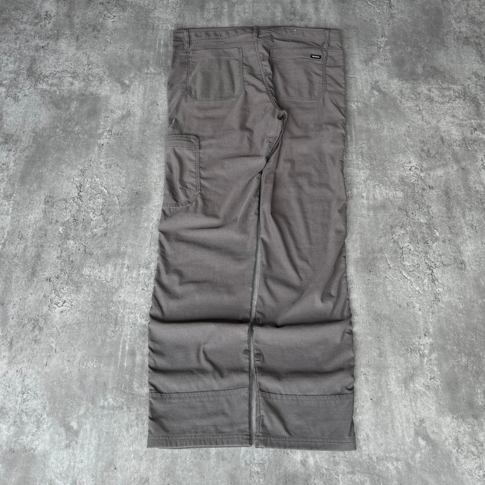 Japanese Brand × Prana × Vintage Prana Wolf Grey Slim Fit Lightweight Cargo Utility Pants Size US 36 / EU 52 - 2 Thumbnail