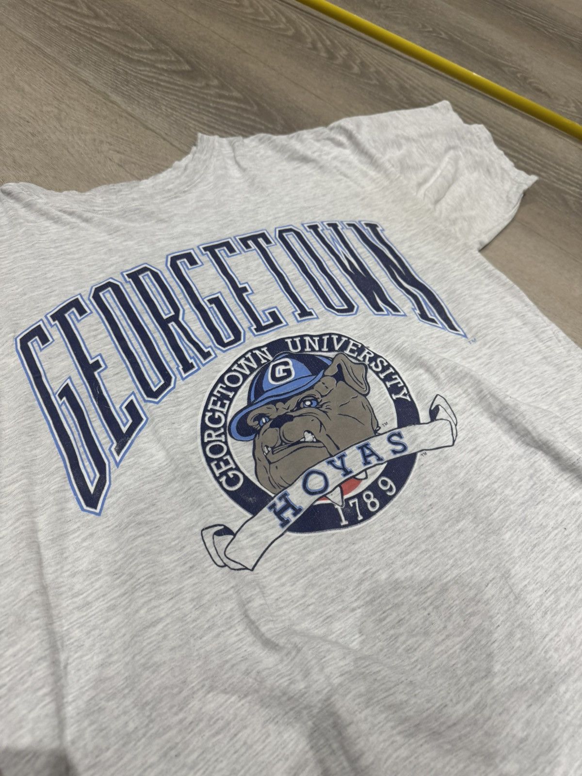 Japanese Brand × Vintage Vintage Baggy Georgetown College Tee Size US L / EU 52-54 / 3 - 2 Thumbnail